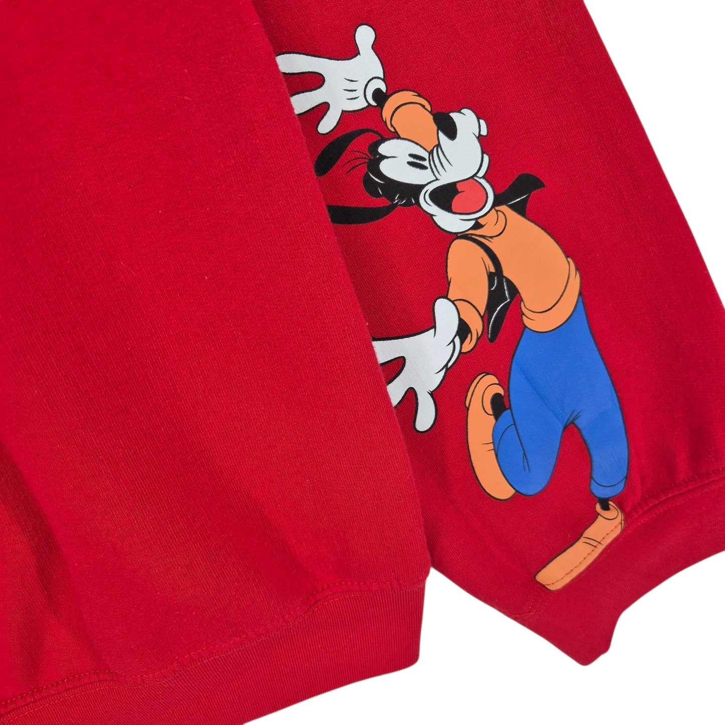 Disney Mickey & Friends Red Crewneck Sweater Size 2XL