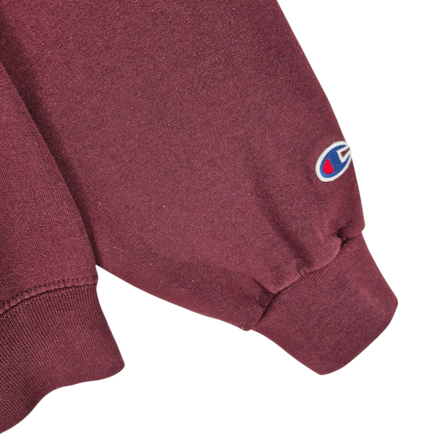 Champion Boston College Burgundy Embroidered Hoodie Size S