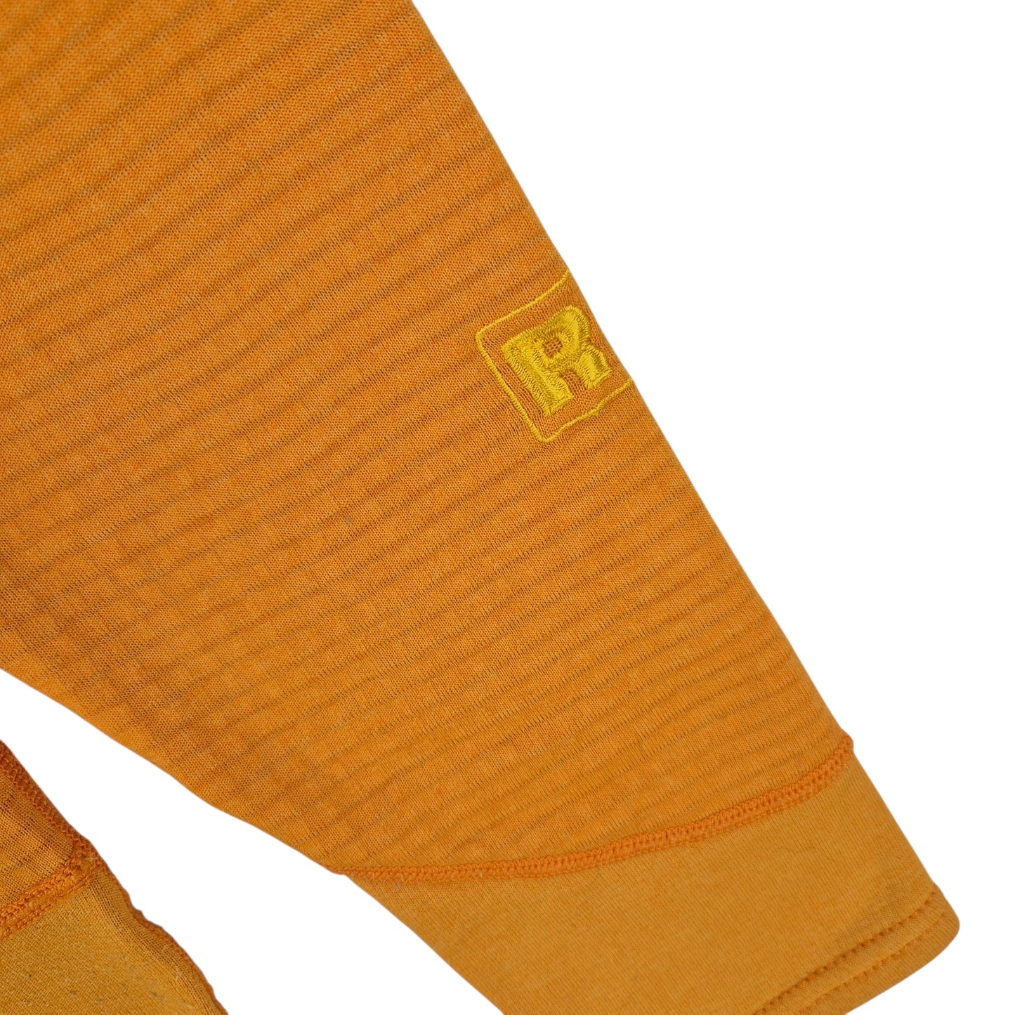 Patagonia Yellow Asymmetrical Stretchy Jumper Size M