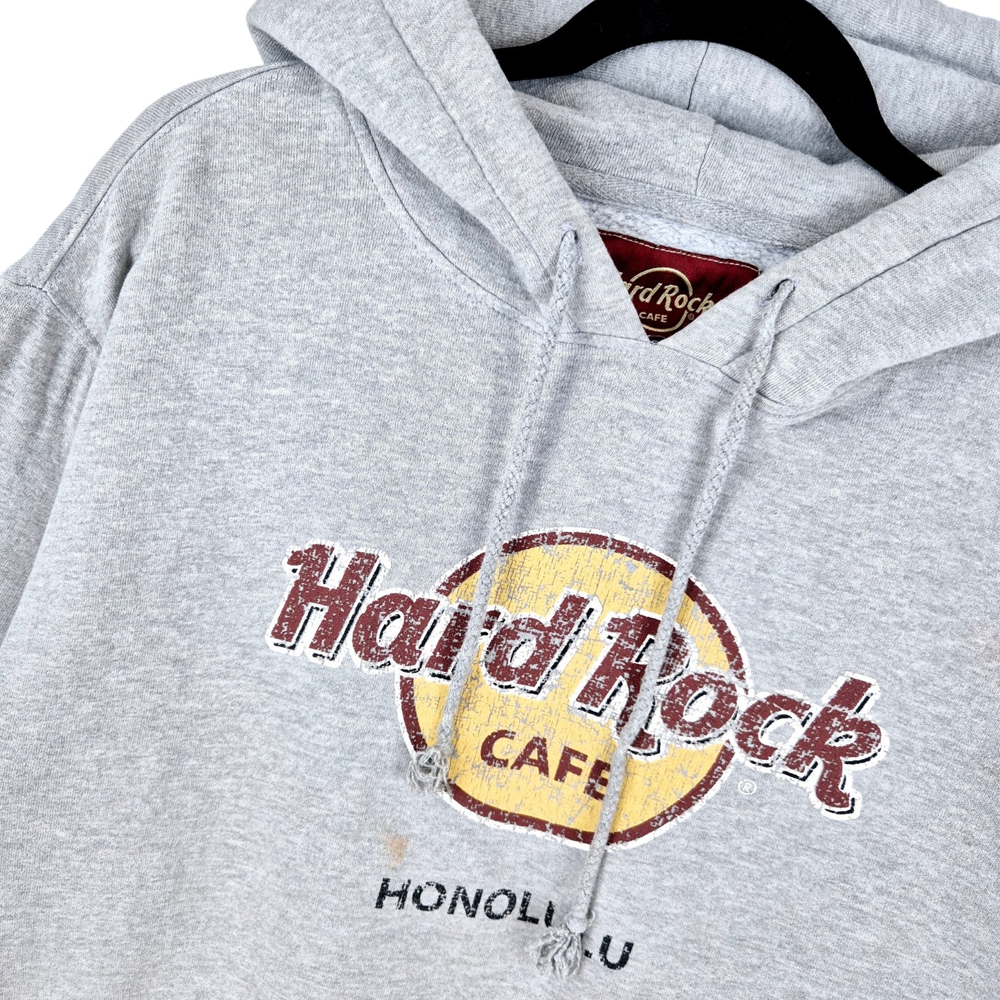 Hard Rock Cafe Honolulu Light Grey Hoodie Size M