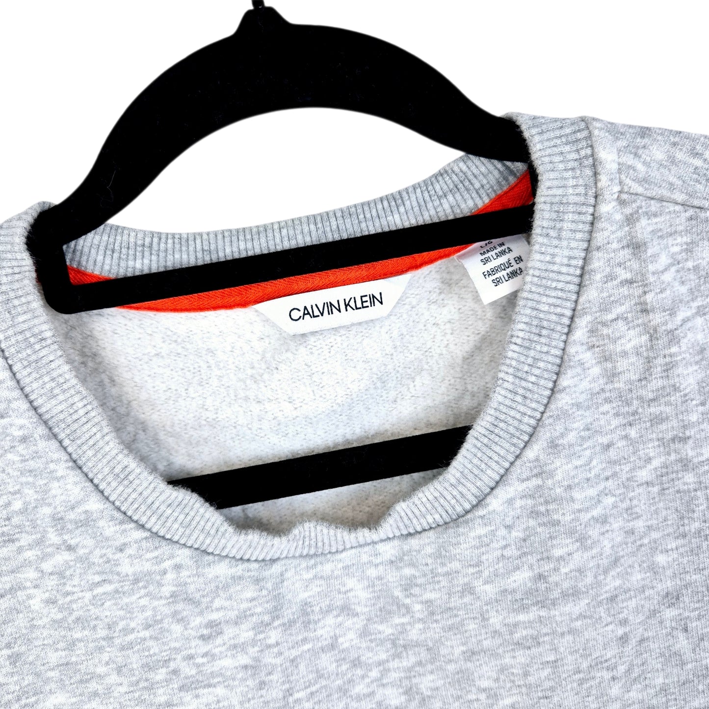 Calvin Klein Light Grey Crewneck Sweater Size L