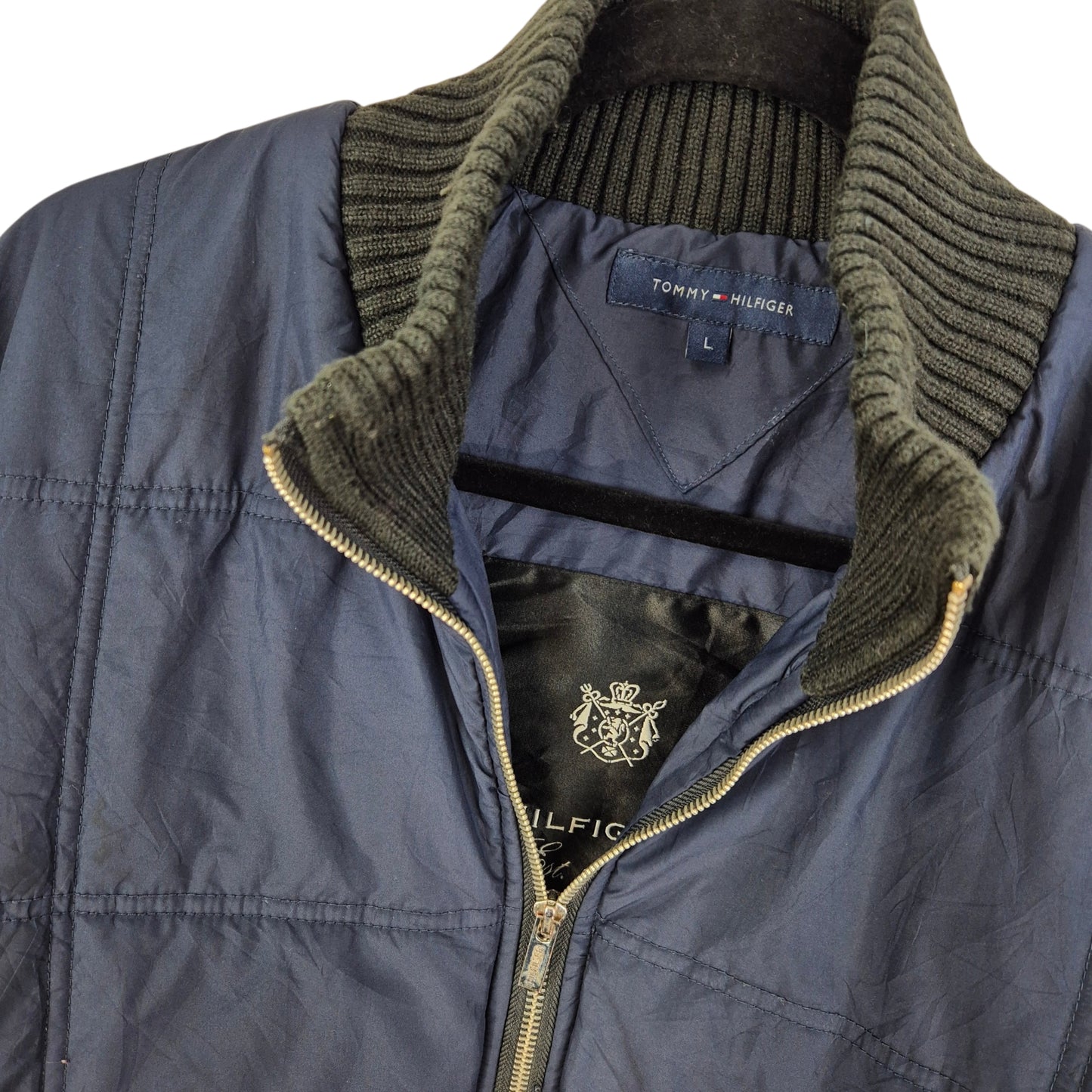 Tommy Hilfiger Dark Blue Padded Jacket Size L