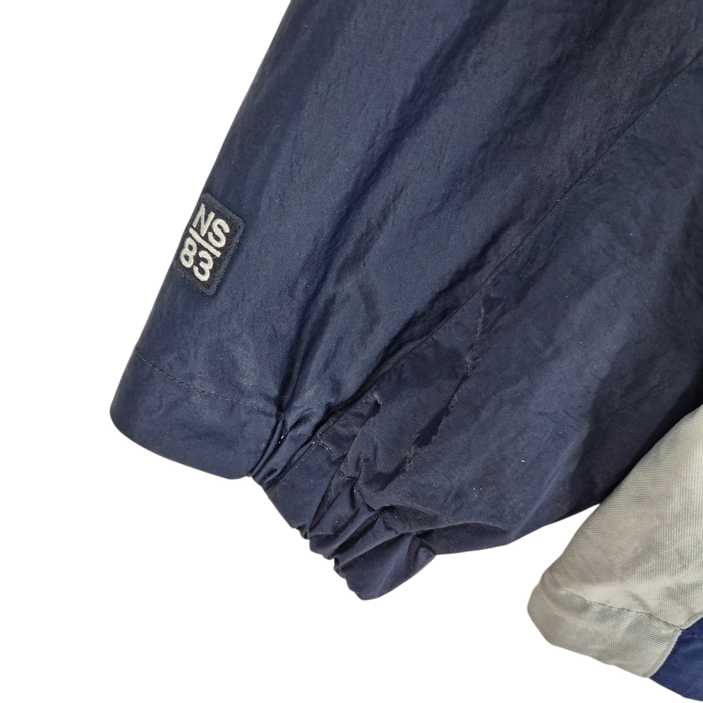 Nautica Dark Blue Heavy Nylon Jacket Size L