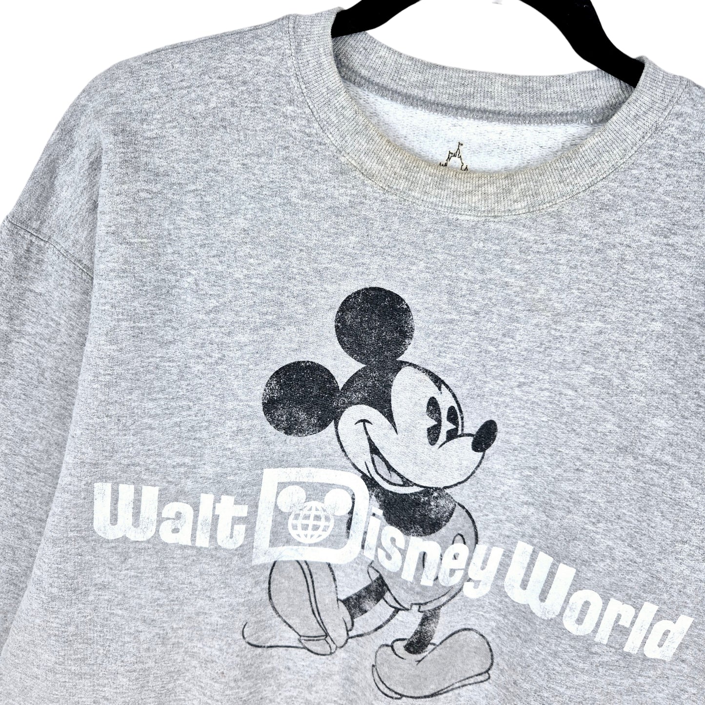 Disney World Light Grey Crewneck Sweater Size M