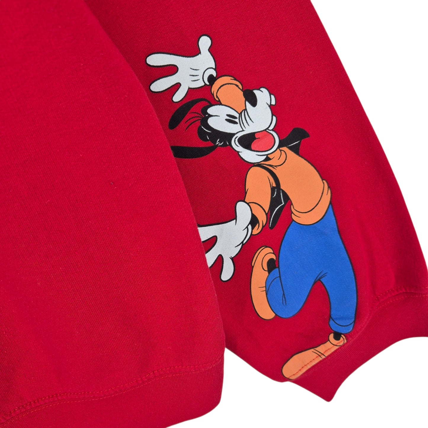 Disney Mickey & Friends Red Crewneck Sweater Size XL