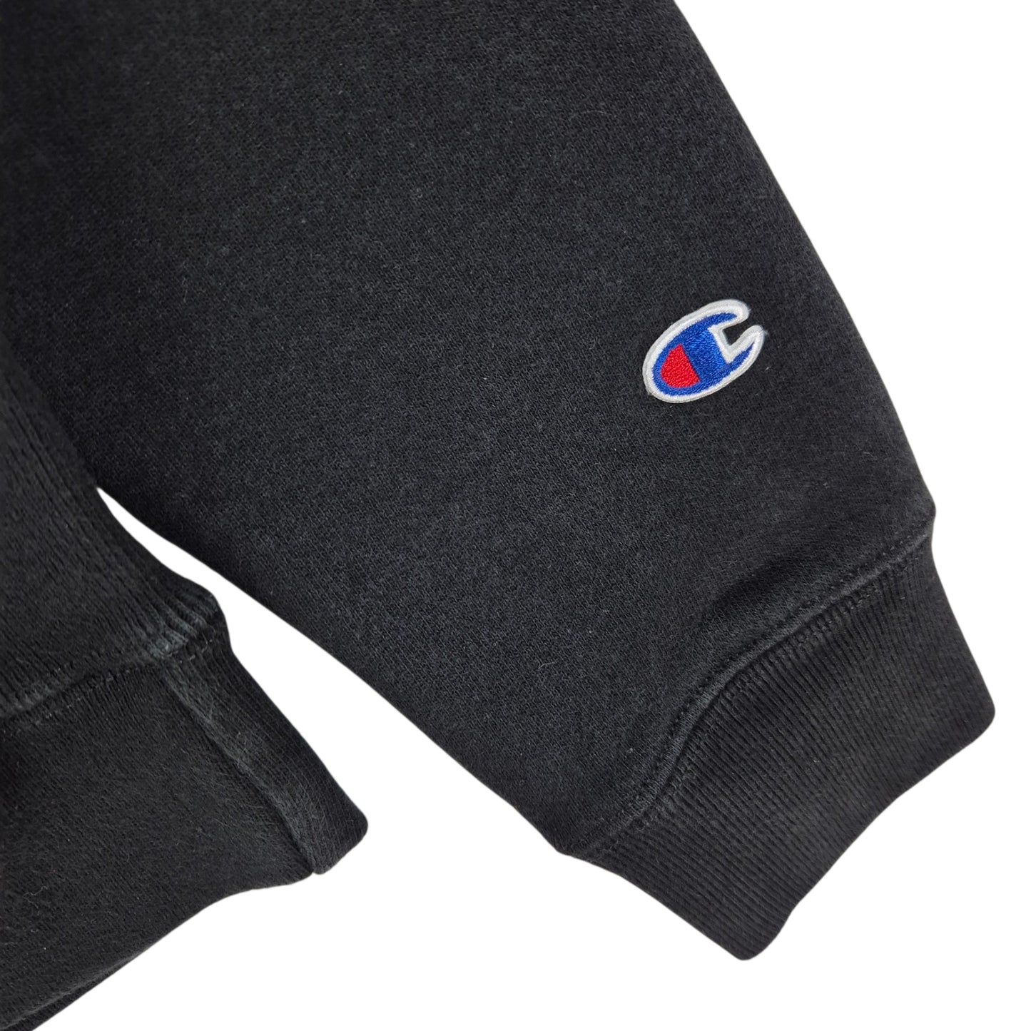 Champion Reverse Weave Womens Black Heavy Hoodie Size L