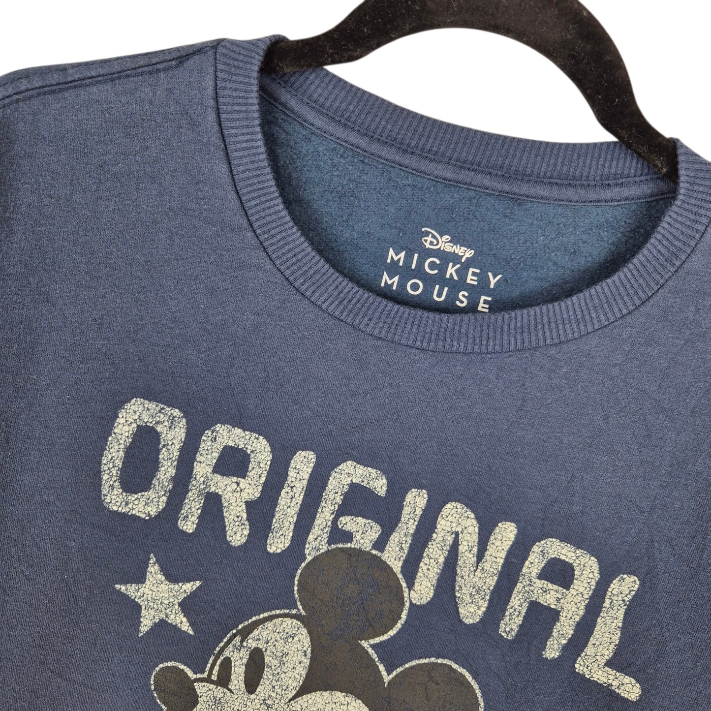 Disney Mickey Mouse Dark Blue Crewneck Sweater Size XL