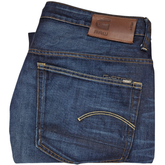 G Star Raw Jeans Dark Blue Straight Leg Denim W38
