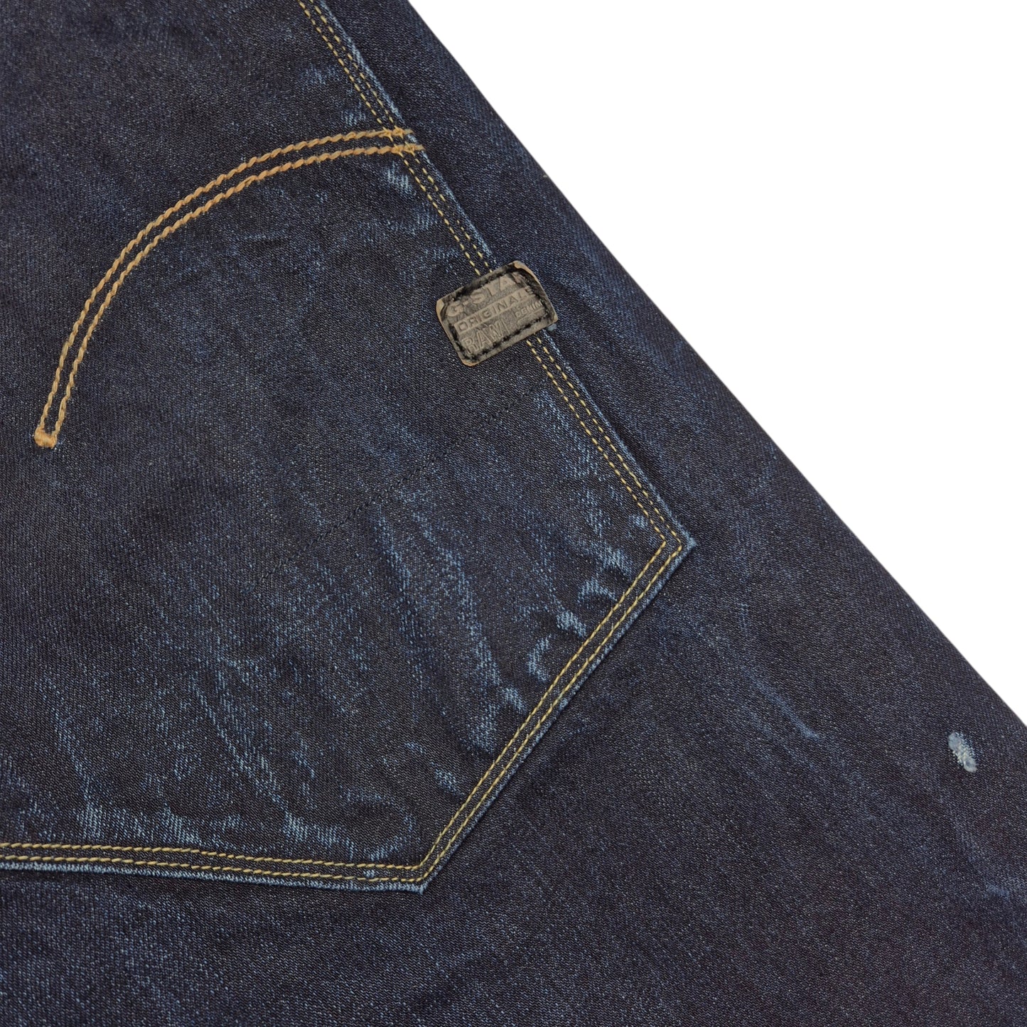 G Star Raw Jeans Dark Blue 3D Fit Heavy Rigid Denim W37