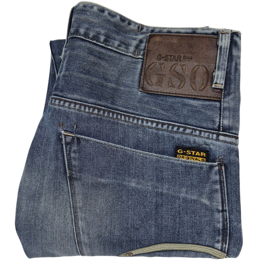 G Star Raw Jeans Blue Straight Leg Denim W32
