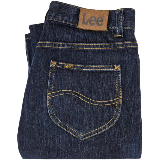 Lee Jeans Womens Dark Blue Trumpet Leg Denim W27