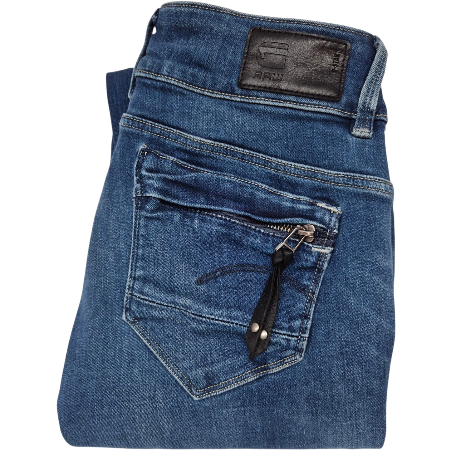 G Star Raw Jeans Womens High Rise Skinny Denim W25