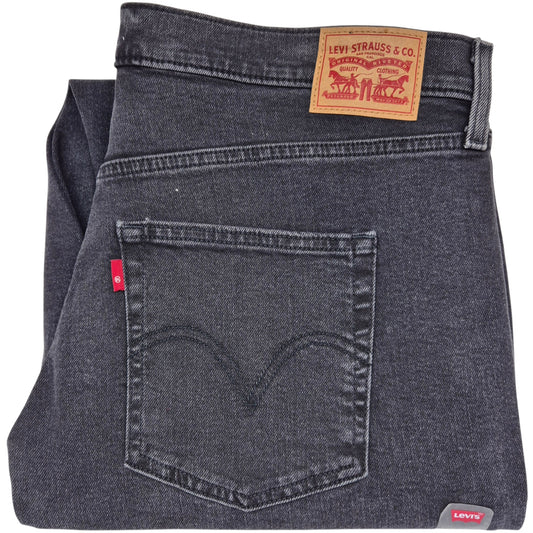 Levis Womens Dark Grey High Waisted Mom Jean Denim W39