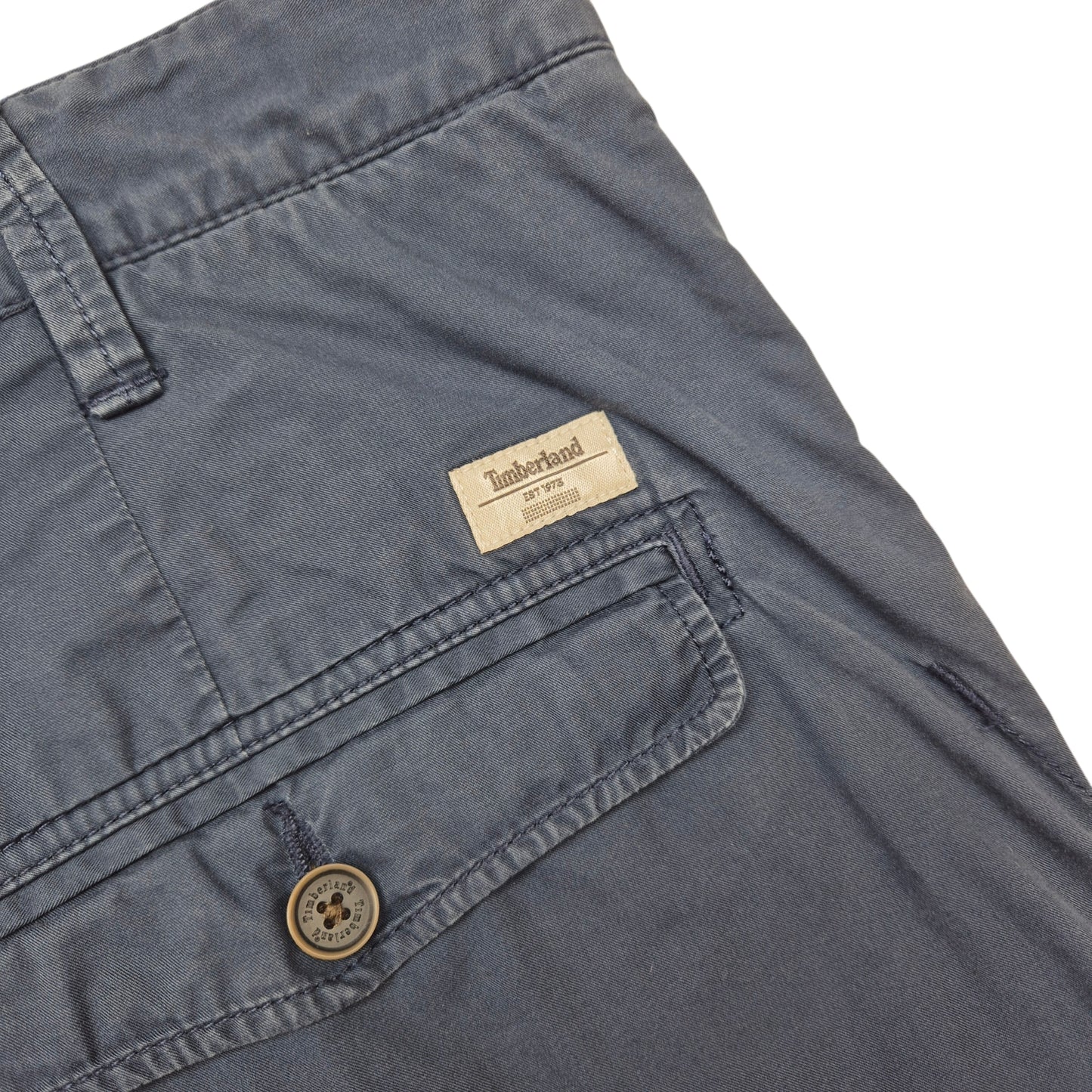 Timberland Dark Blue Slim Fit Cotton Chino Pants W40