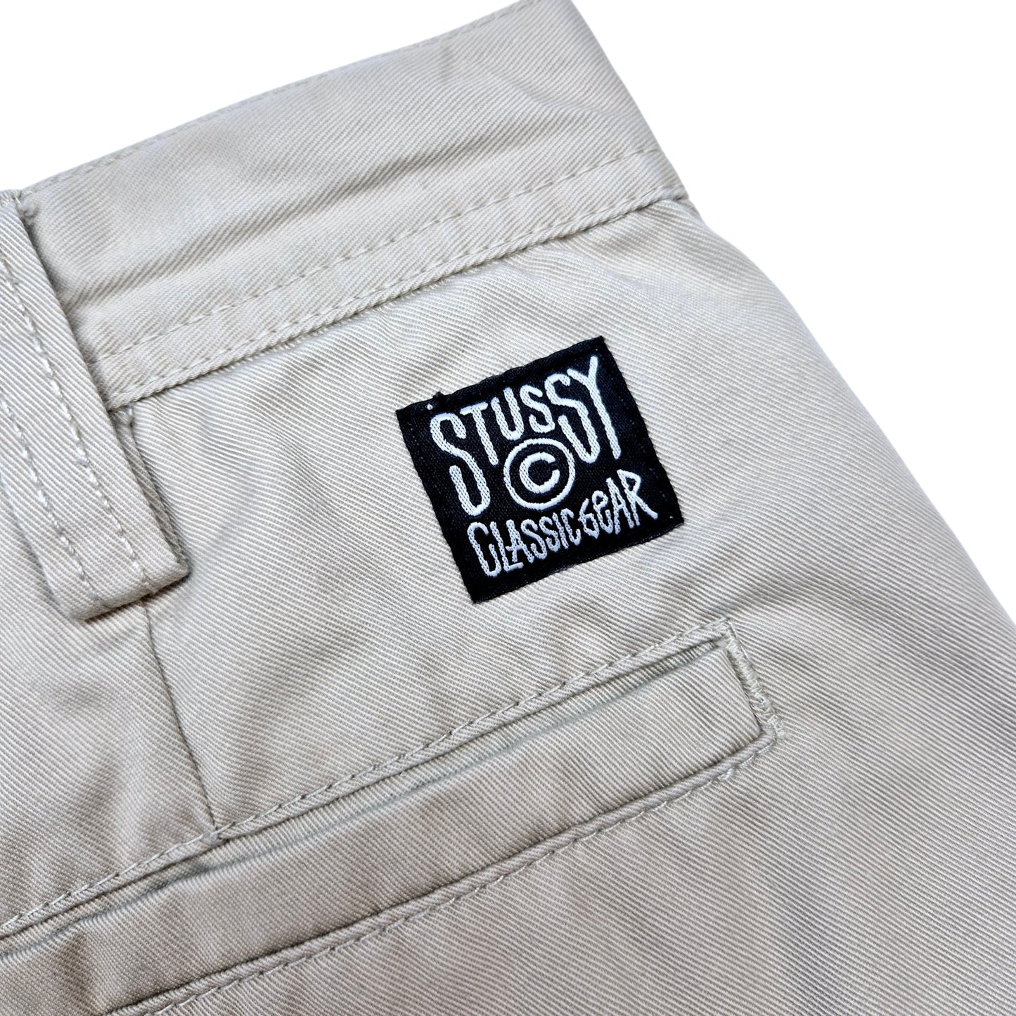 Stussy Classic Gear Light Brown Chino Pants W32