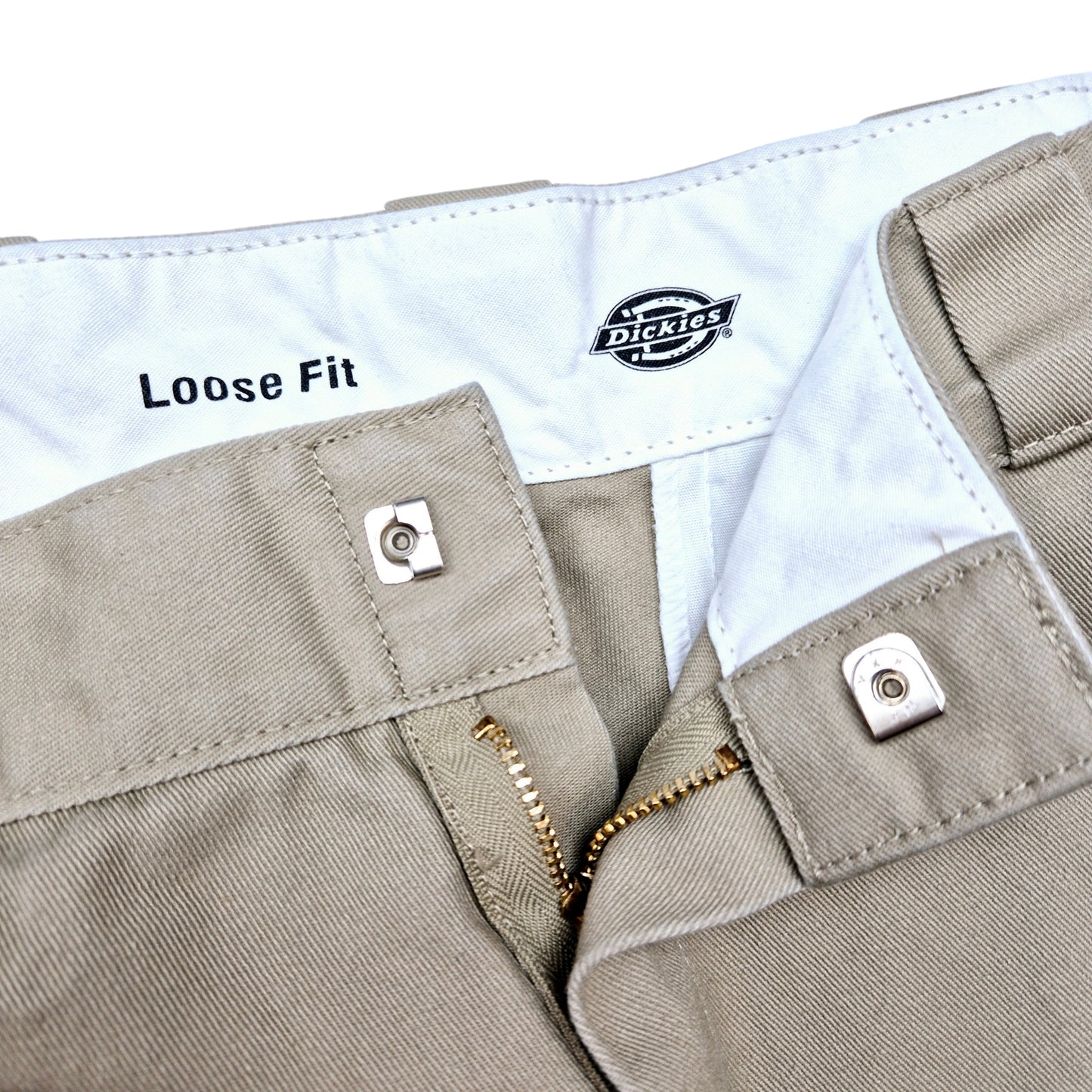 Dickies Light Brown Loose Fit Rigid Chino Pants W30
