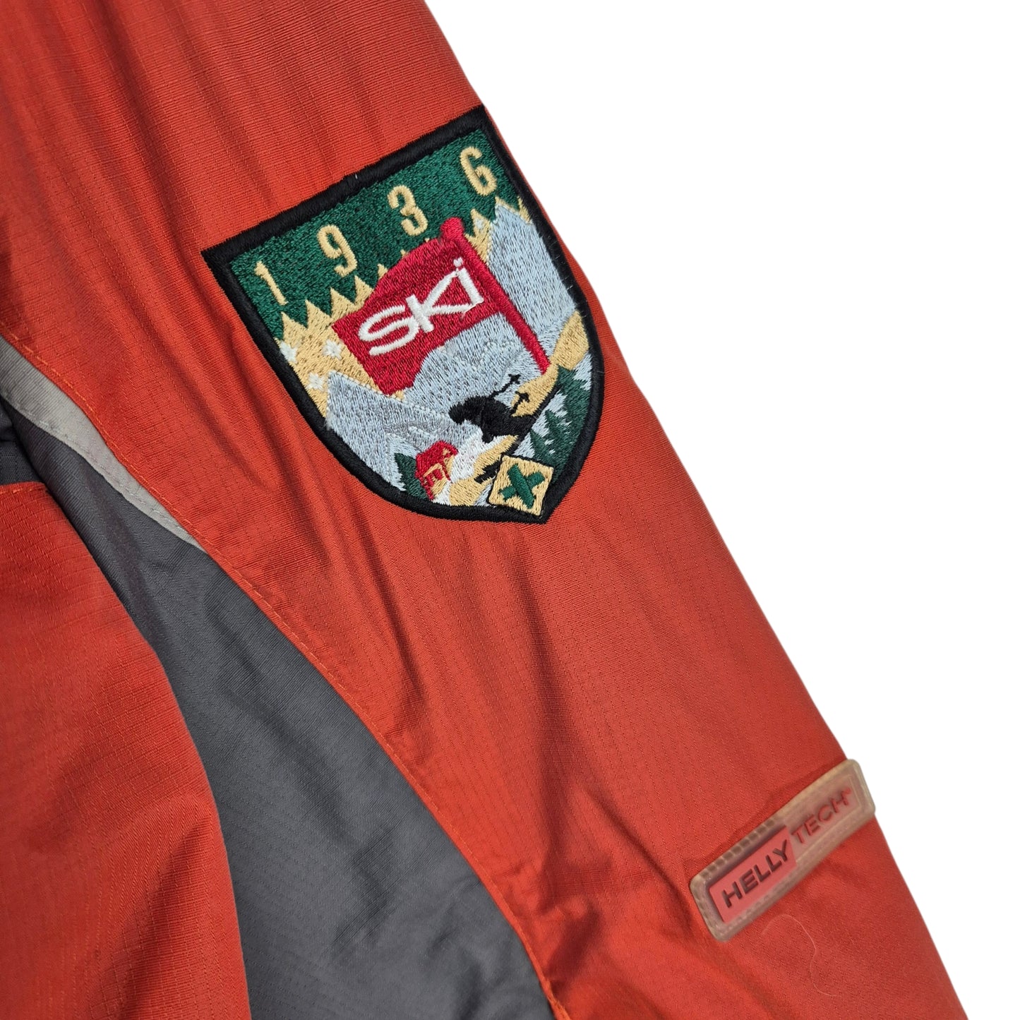 Helly Hansen Orange Ski Magazine Test Team Windbreaker Jacket Size M