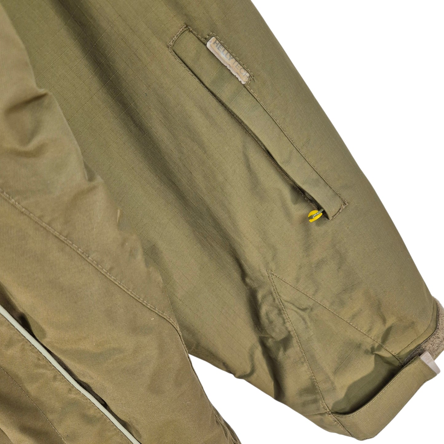 Helly Hansen Olive Green Heavy Nylon Jacket Size XL