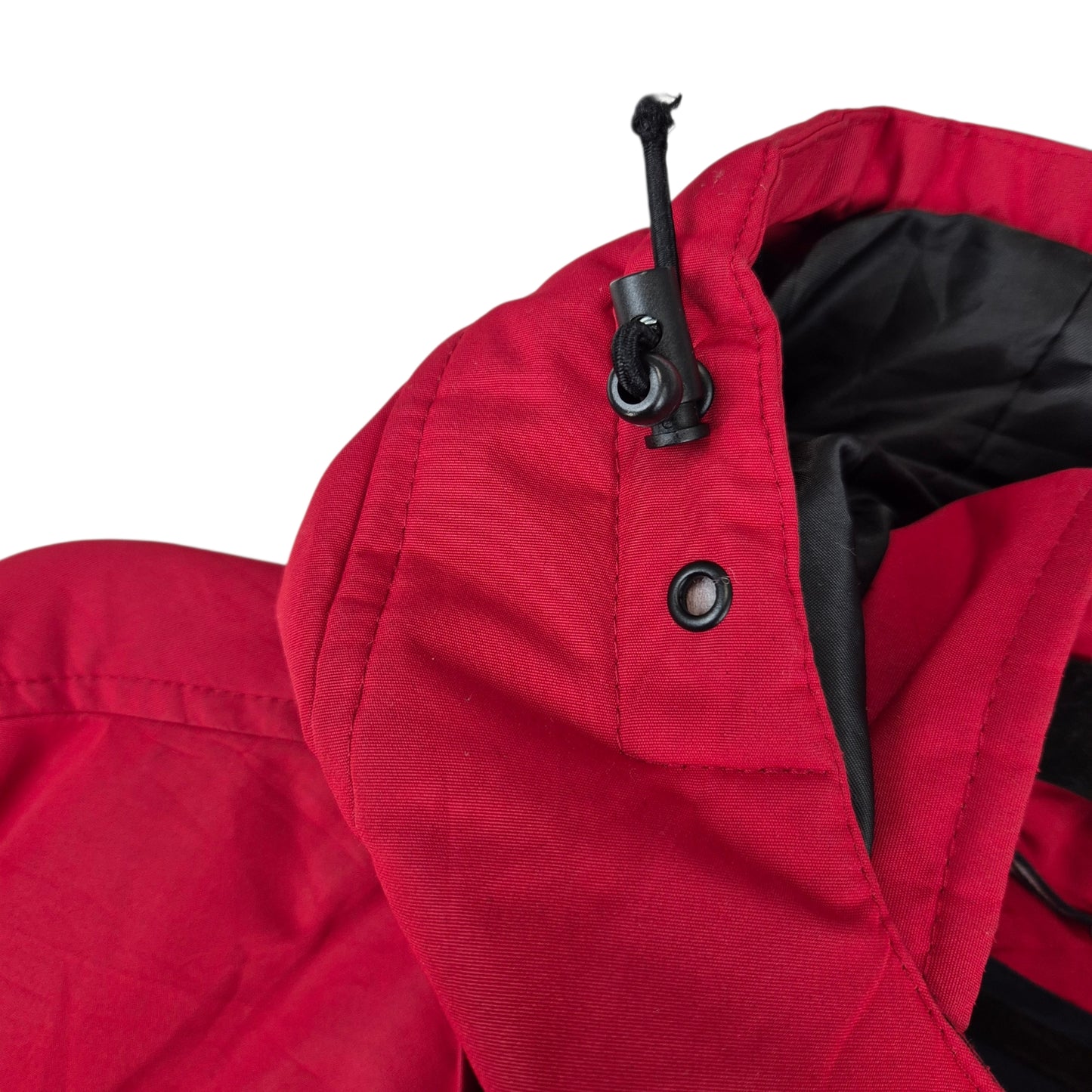 Nautica Red Heavy Quilted Nylon Jacket Size S