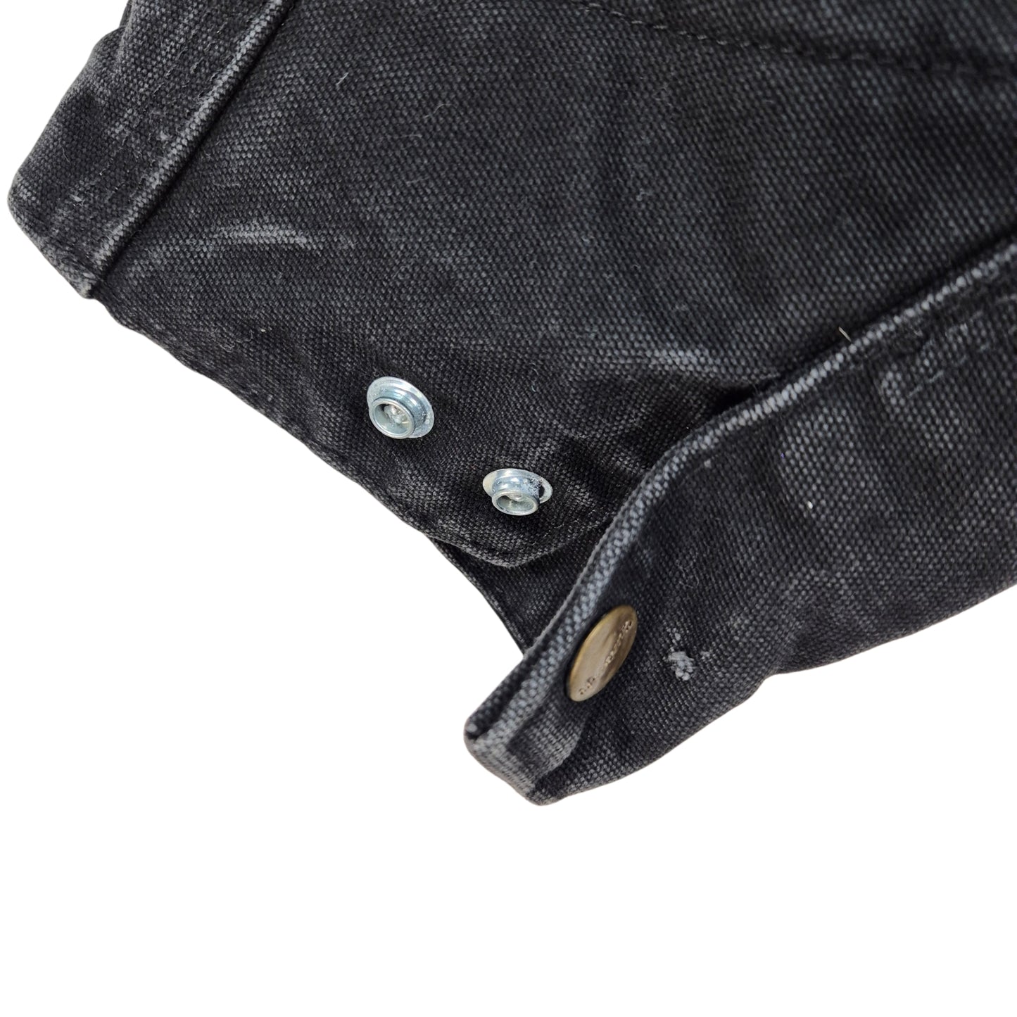 Vintage Carhartt 90's Jackson Lodge Black Heavy Denim Jacket Size XL