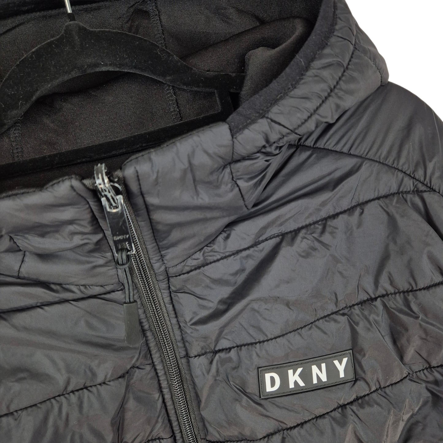 DKNY Black Padded Jacket Size L