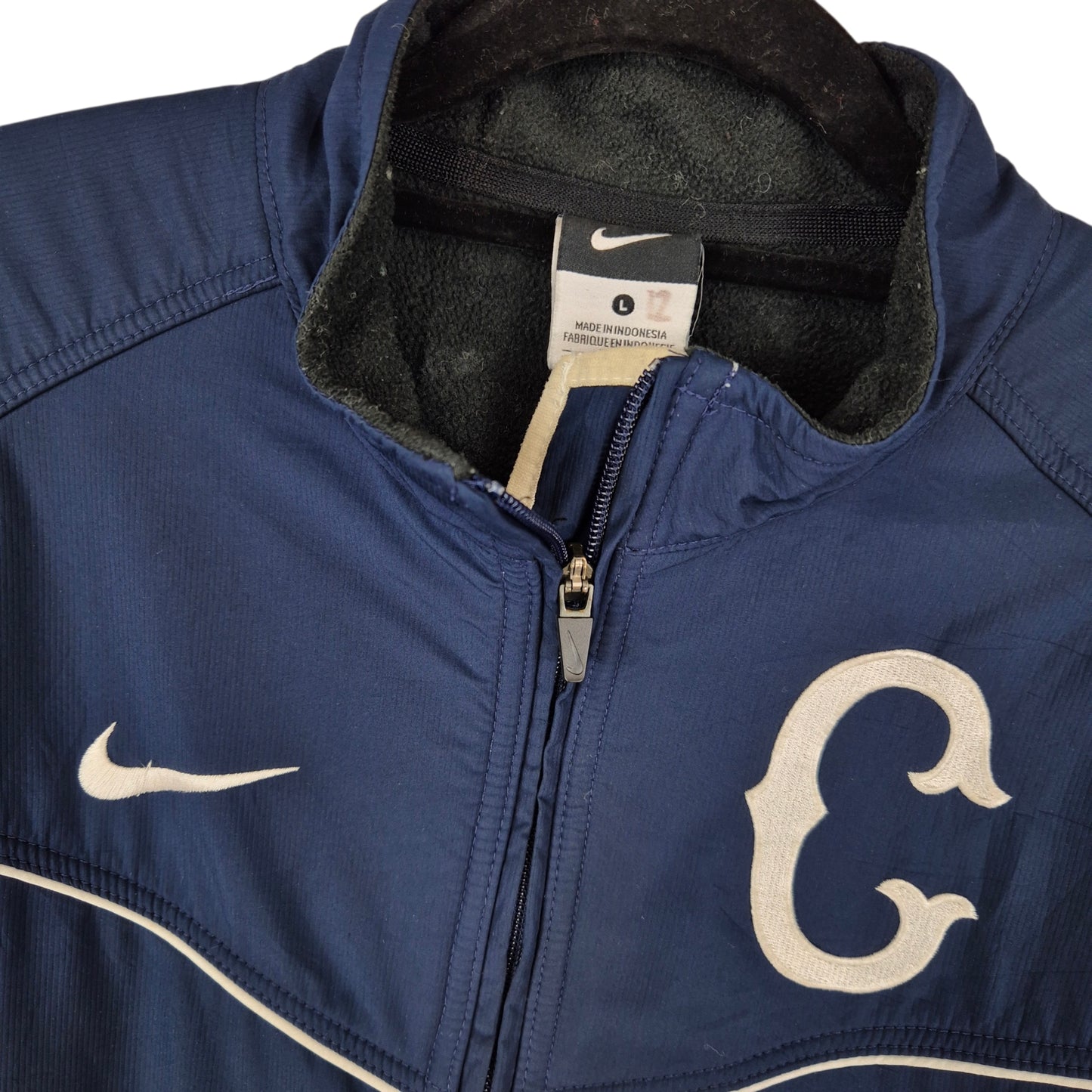 Nike University Of Connecticut Dark Blue Windbreaker Jacket Size L