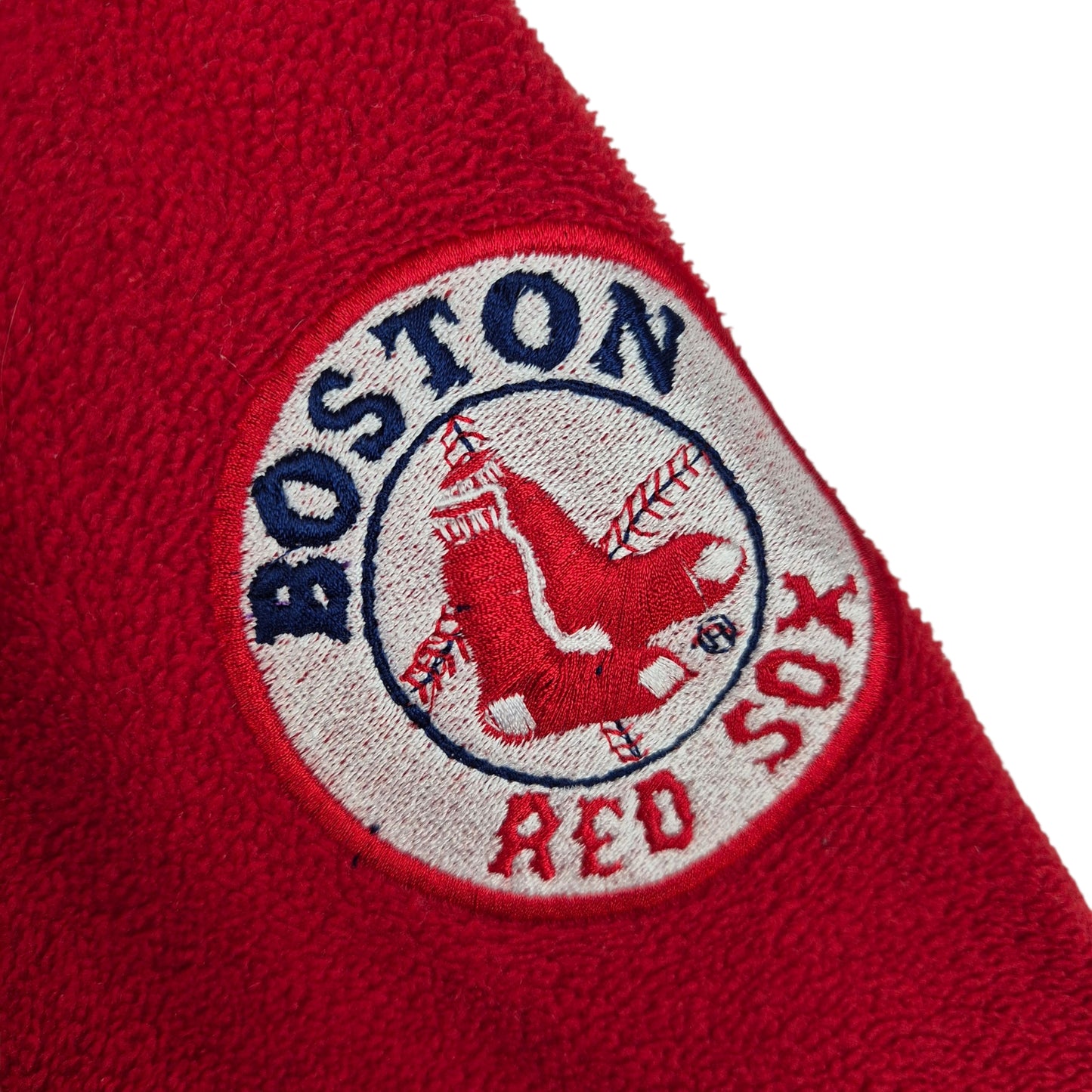 Boston Red Sox Red 2004 World Champions Half Zip Fleece Jumper Size S