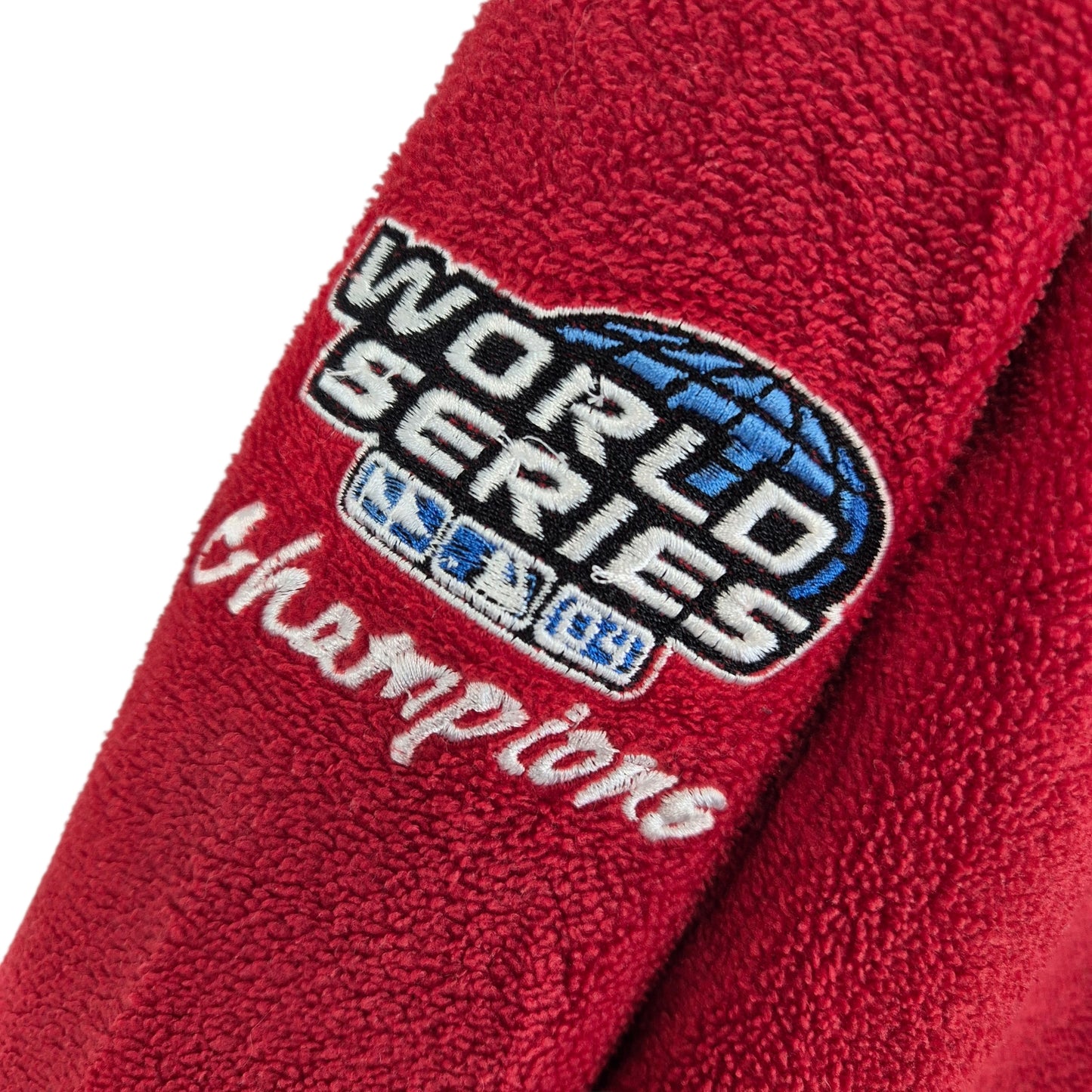 Boston Red Sox Red 2004 World Champions Half Zip Fleece Jumper Size S