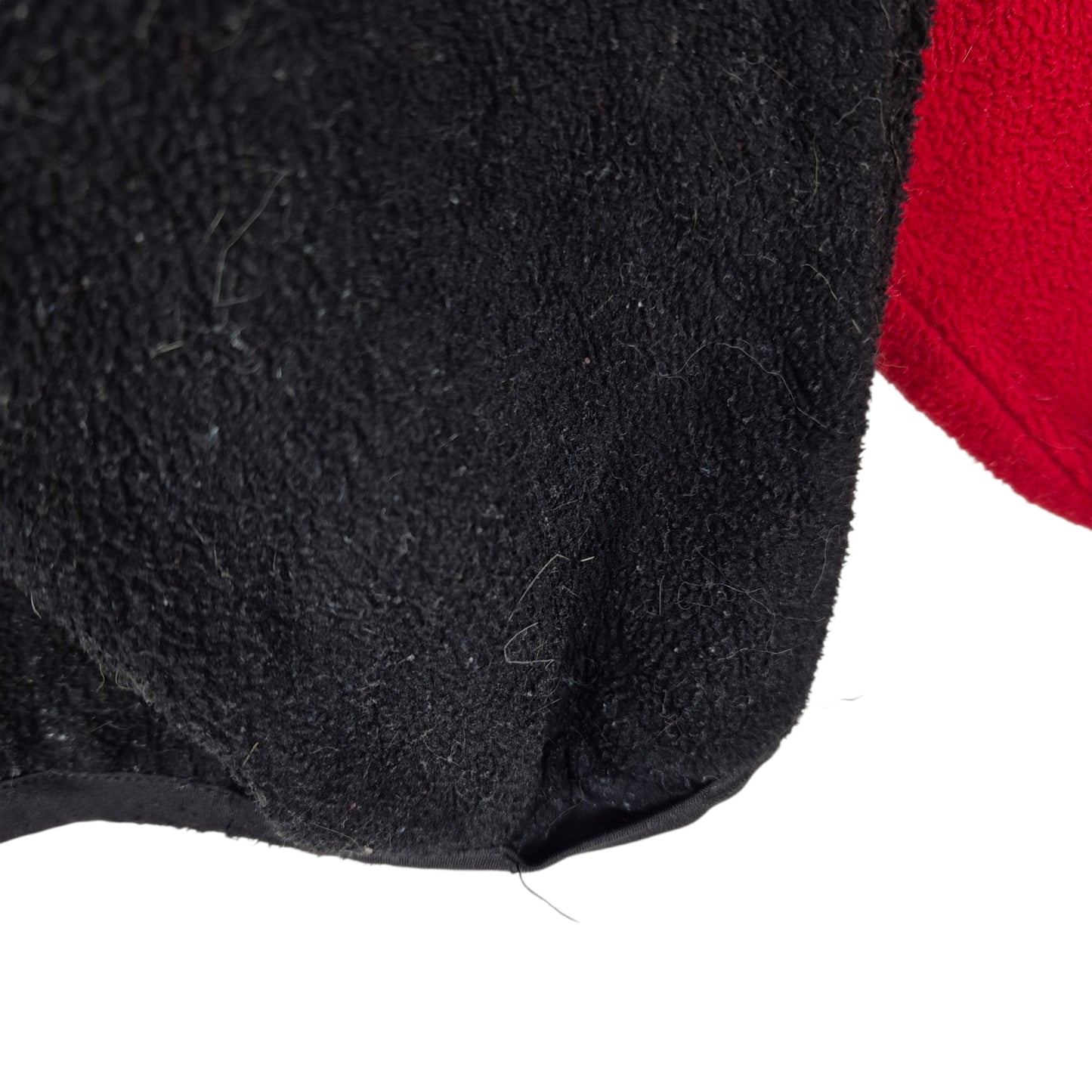 Vintage Triton Aquatics 80's Black Red & White Quarter Zip Fleece Jumper Size M