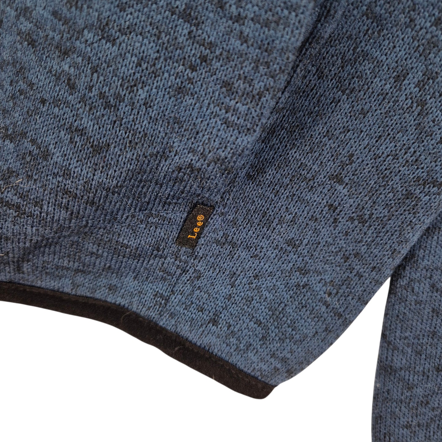 Lee Dark Blue Regular Fit Fleece Zip Jumper Size L
