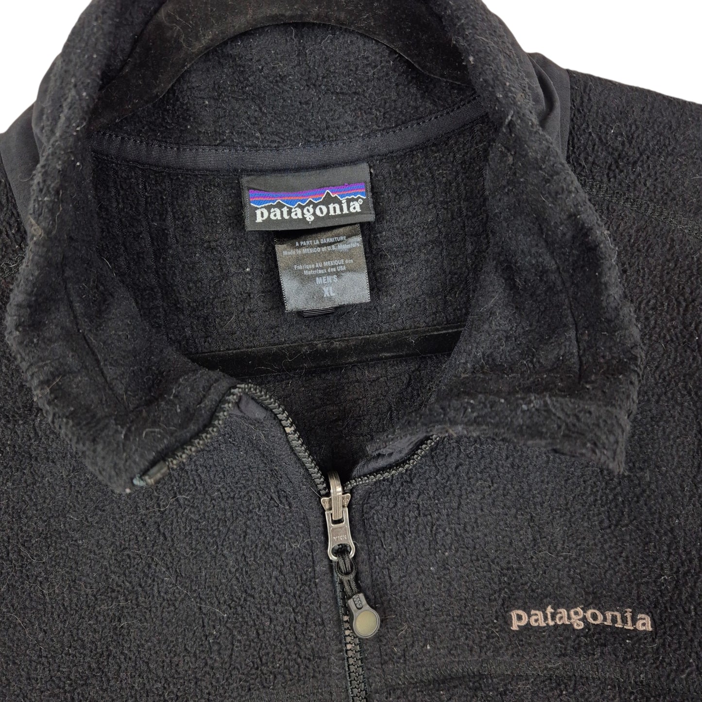 Patagonia Black Fleece Zip Jumper Size XL