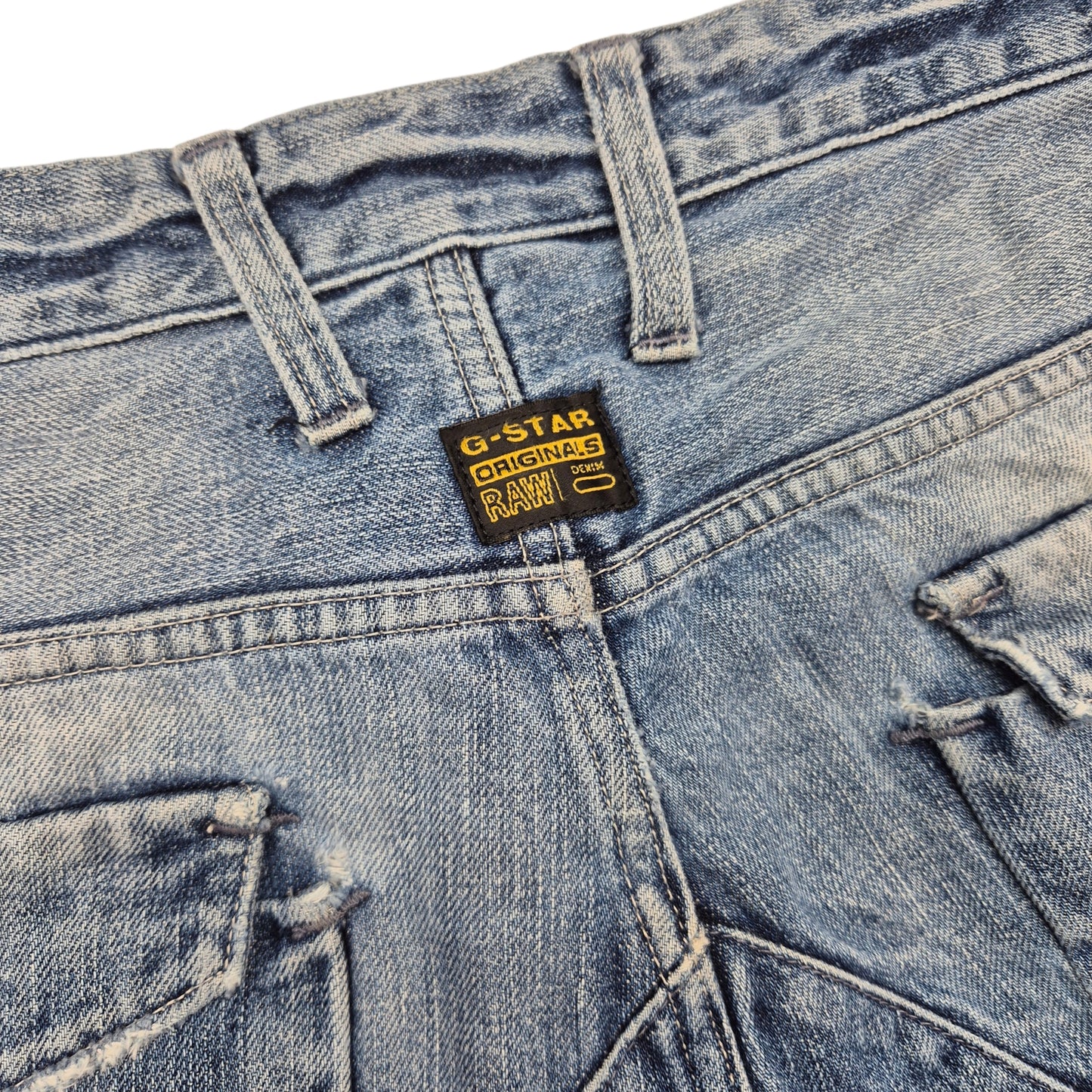 G Star Raw Jeans Blue Heavy Cargo Denim W32