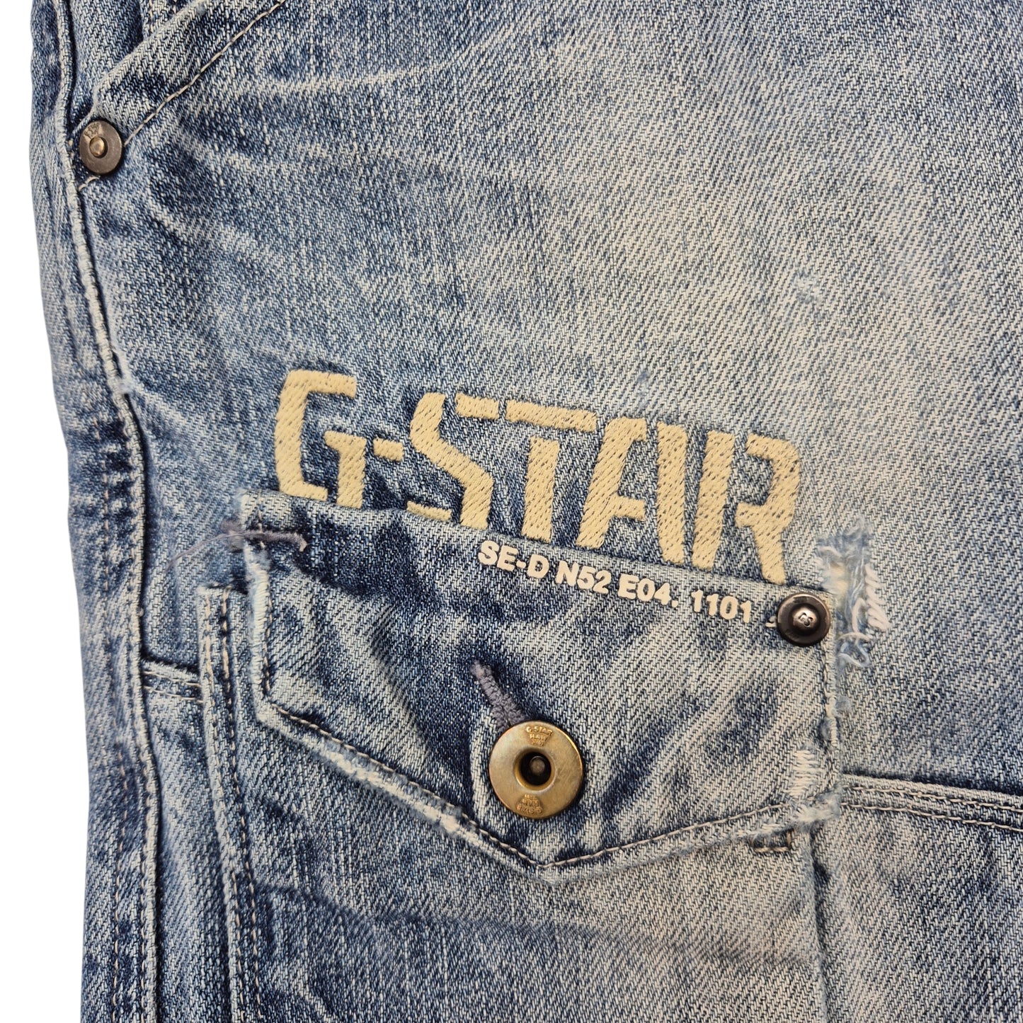 G Star Raw Jeans Blue Heavy Cargo Denim W32