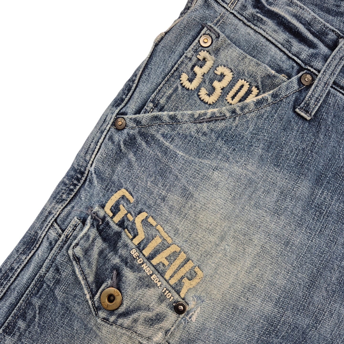 G Star Raw Jeans Blue Heavy Cargo Denim W32