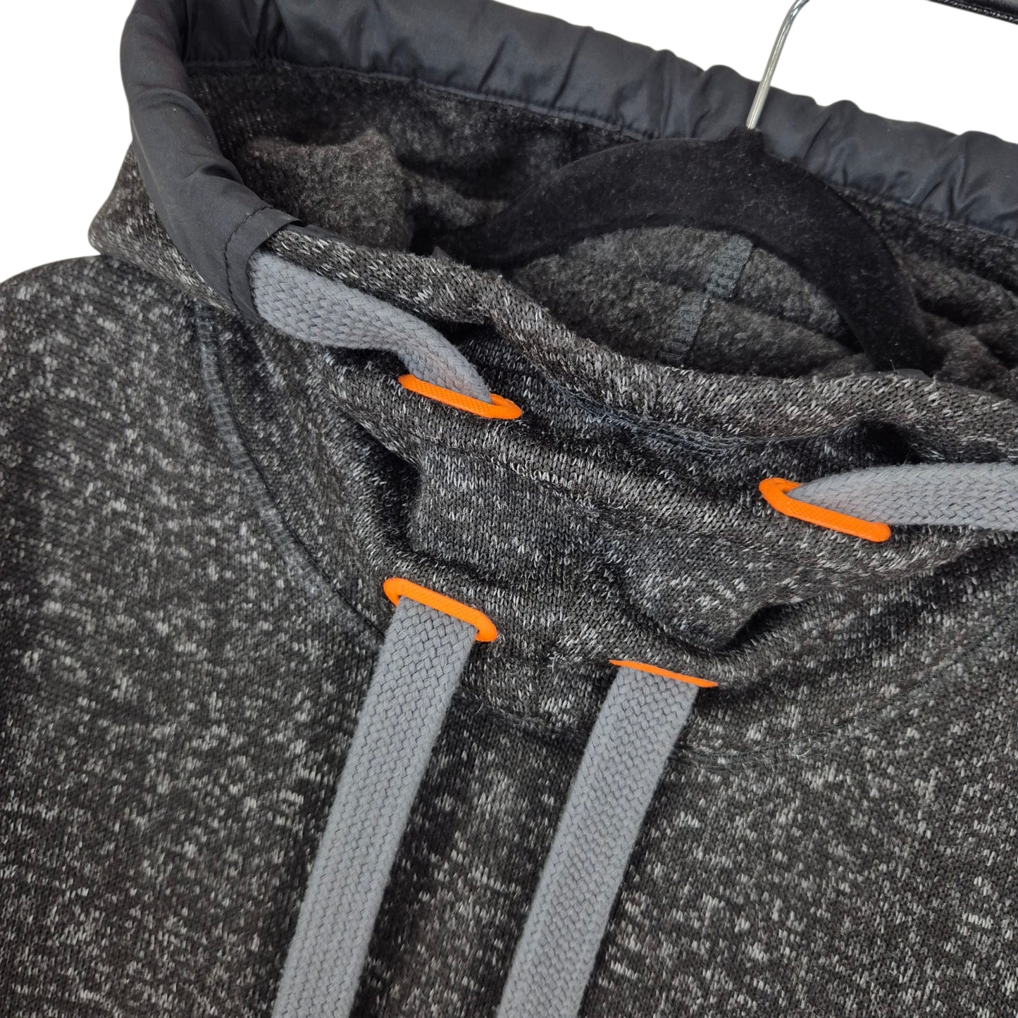 Superdry Black Fleece Hoodie Size 2XL