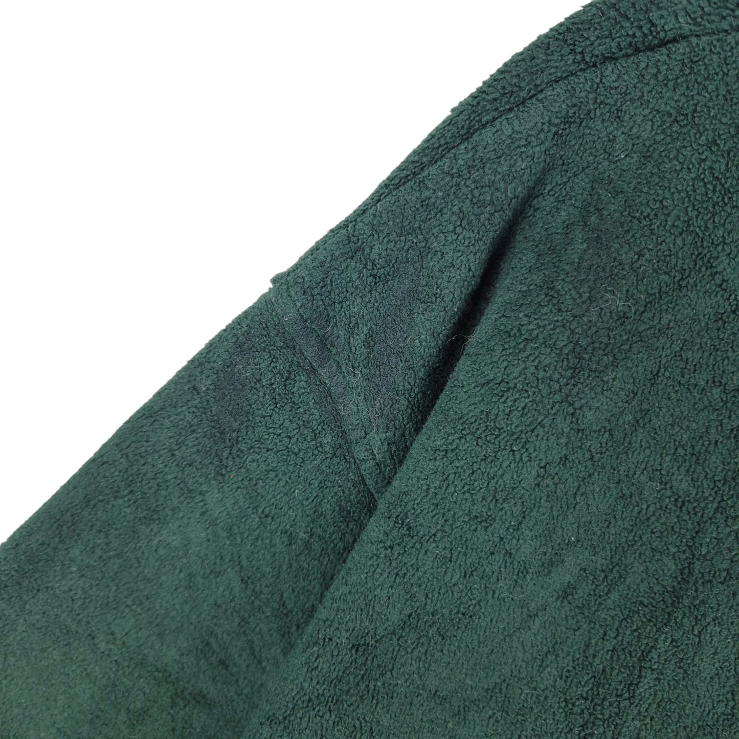Vintage Ralph Lauren Chaps 90's Dark Green Quarter Zip Fleece Jumper Size L