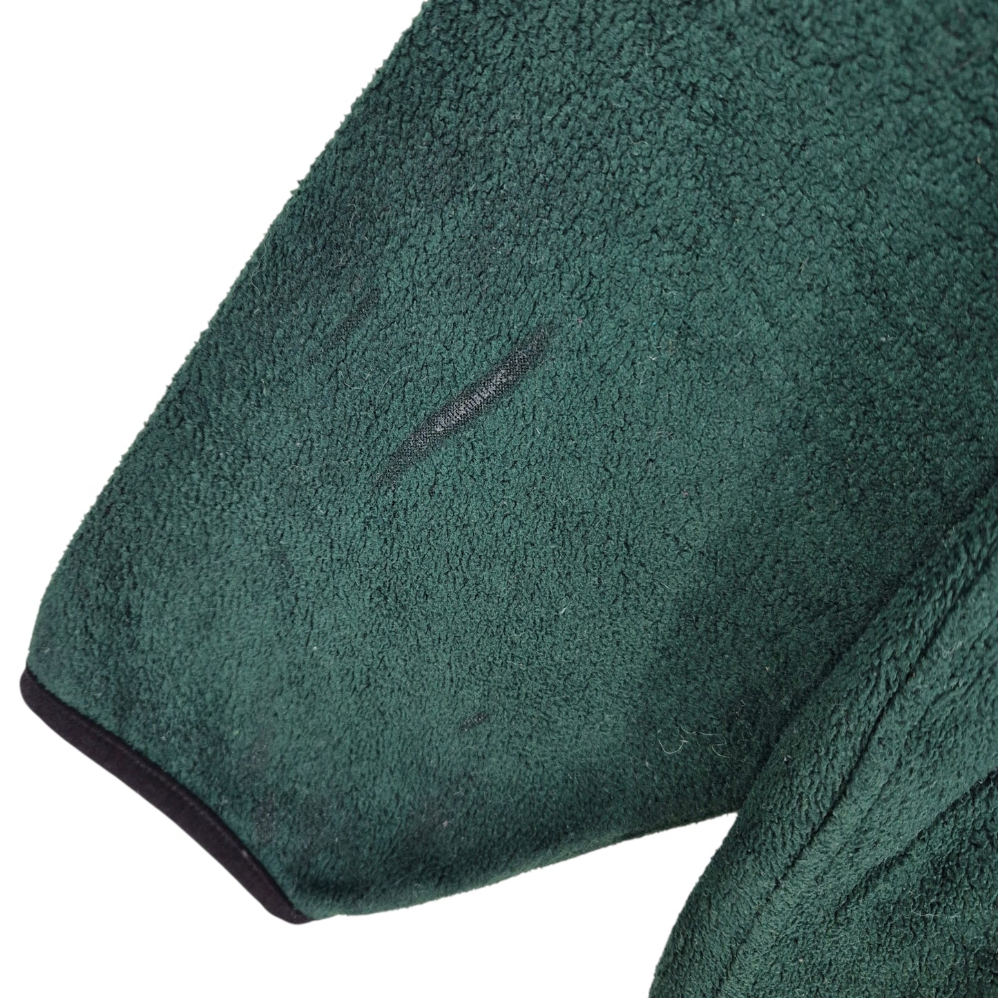 Vintage Ralph Lauren Chaps 90's Dark Green Quarter Zip Fleece Jumper Size L