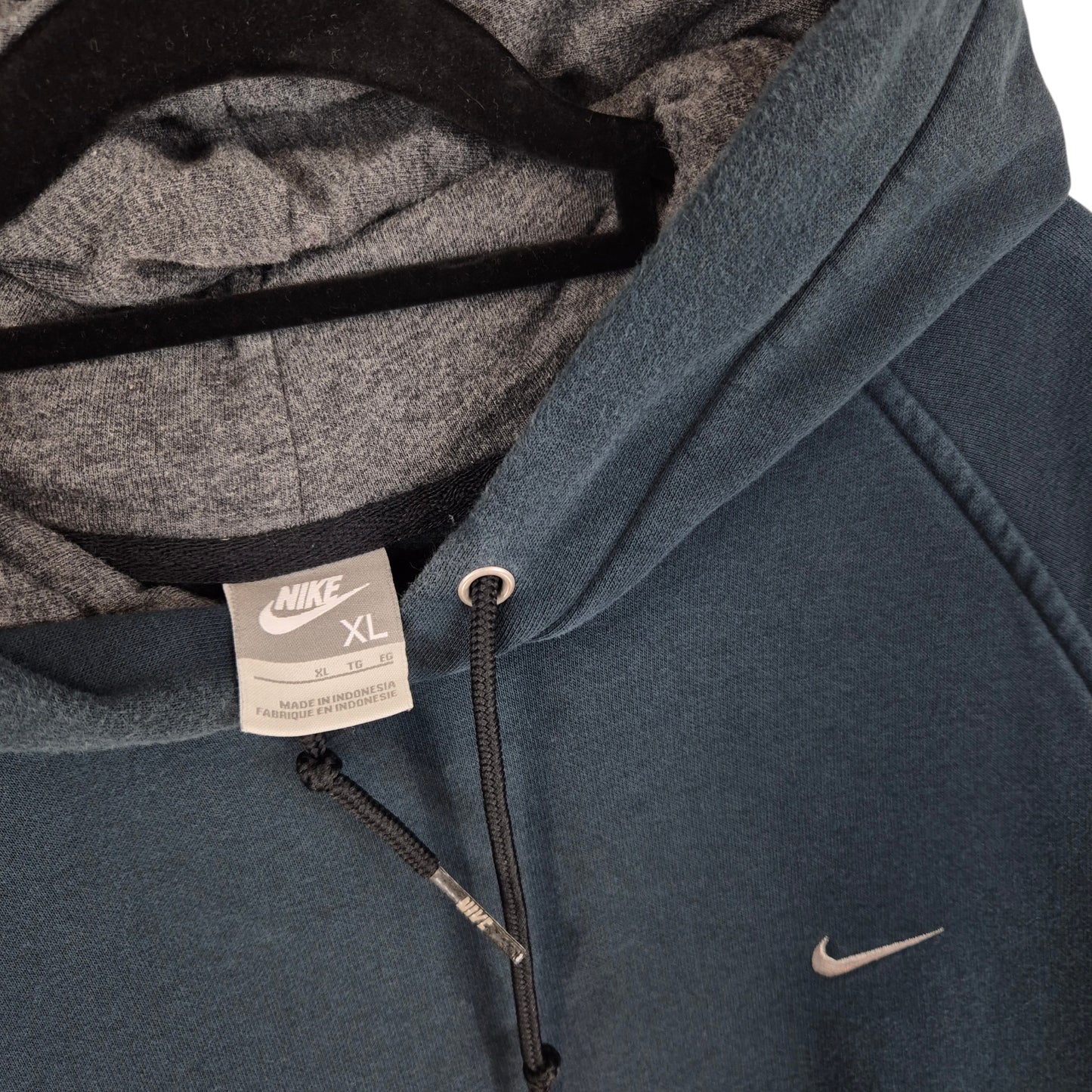 Vintage Nike 2000's Dark Blue Hoodie Size XL