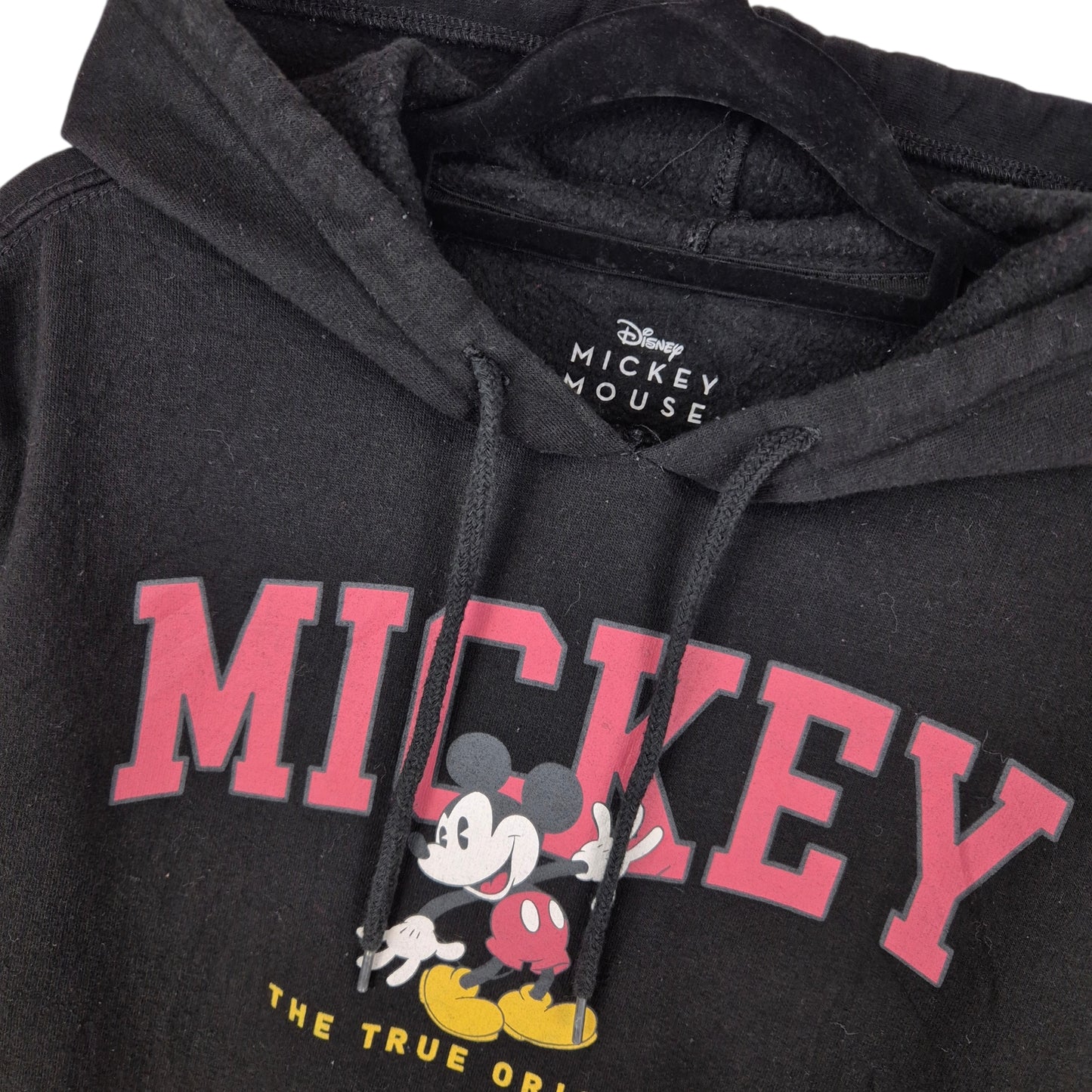 Disney Mickey Mouse Black Hoodie Size S