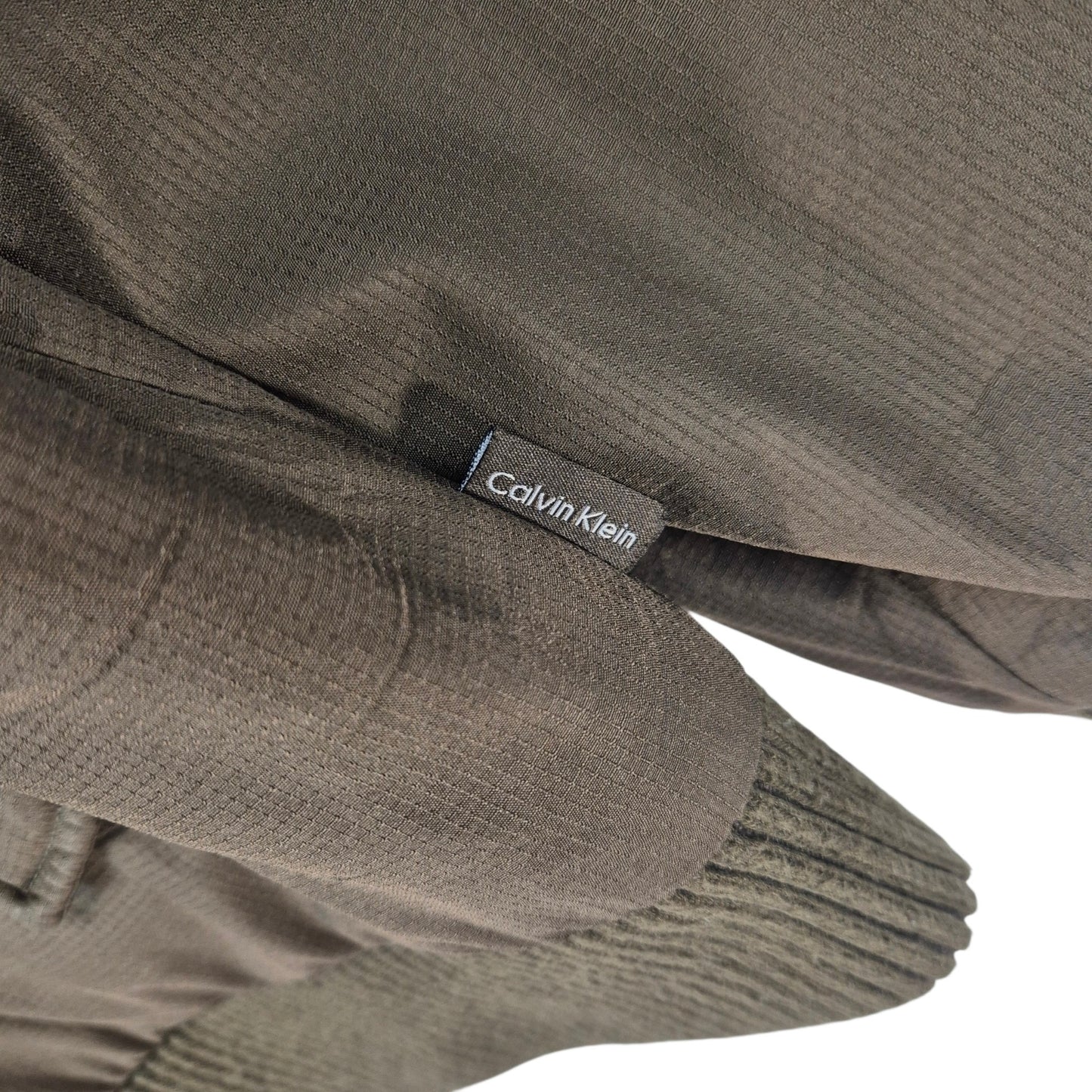 Calvin Klein Olive Green Heavy Quilted Jacket Size 2XL