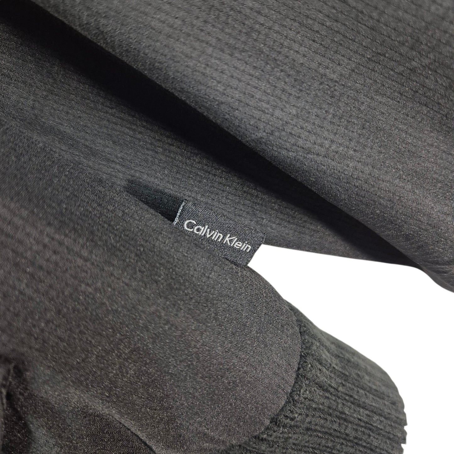 Calvin Klein Black Heavy Quilted Jacket Size M