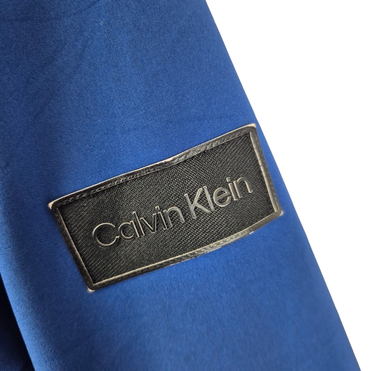 Calvin Klein Blue Heavy Fleece Insulated Jacket Size M