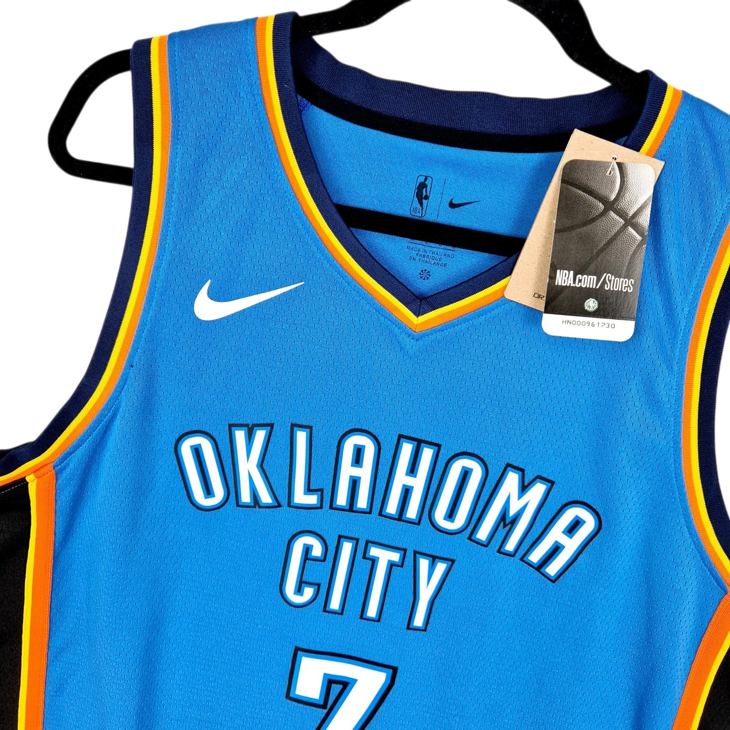 Nike NBA Oklahoma City Thunder Holmgren 7 Basketball Jersey Size L