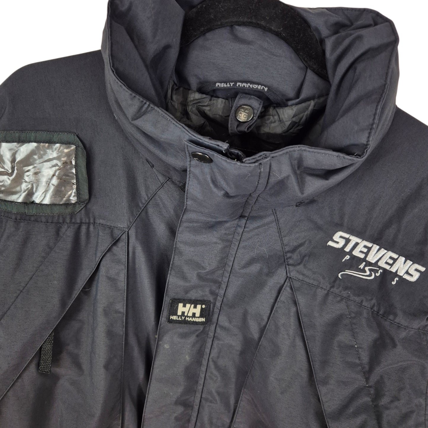 Helly Hansen Stevens Pass Black Windbreaker Jacket Size L