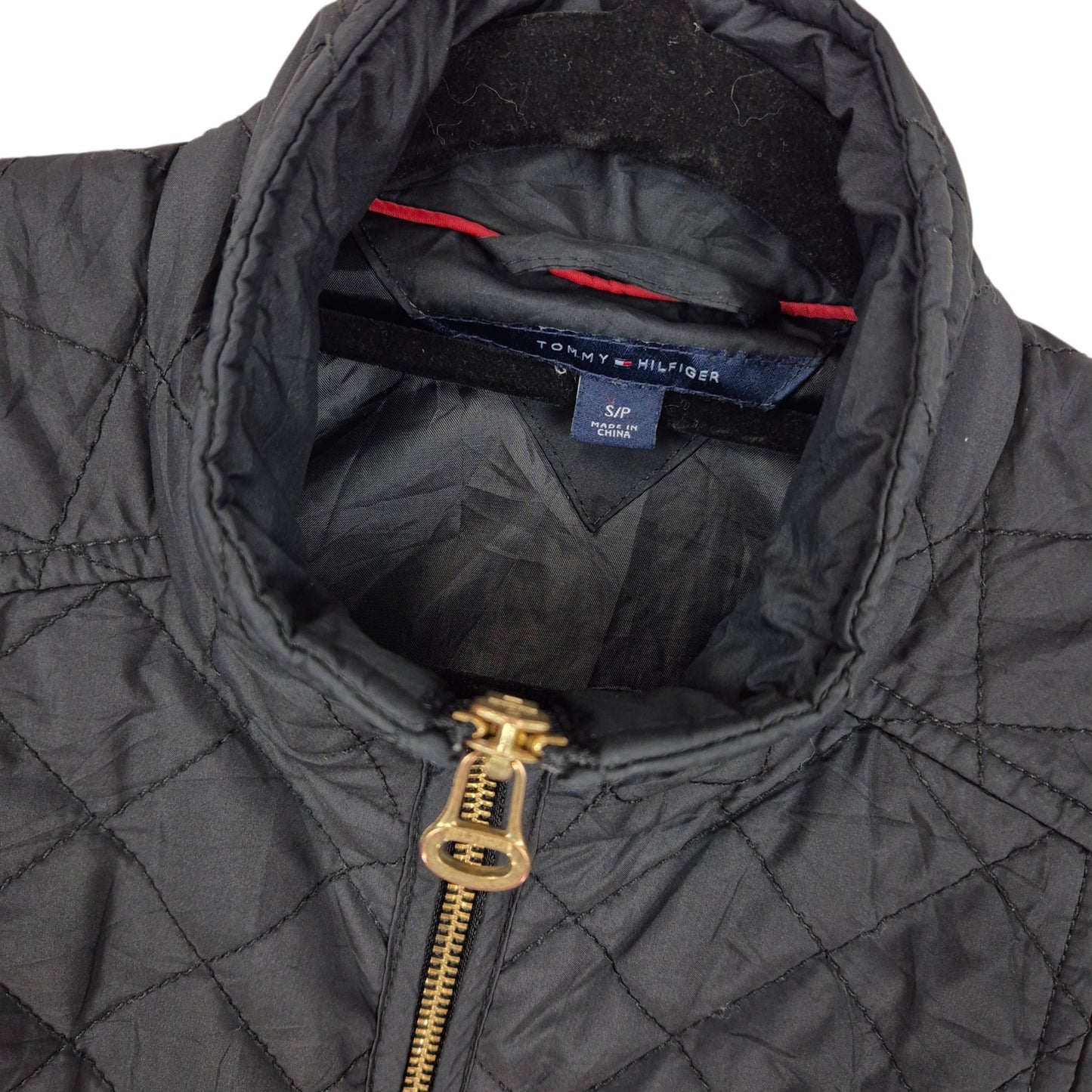 Tommy Hilfiger Womens Black Padded Jacket Size S