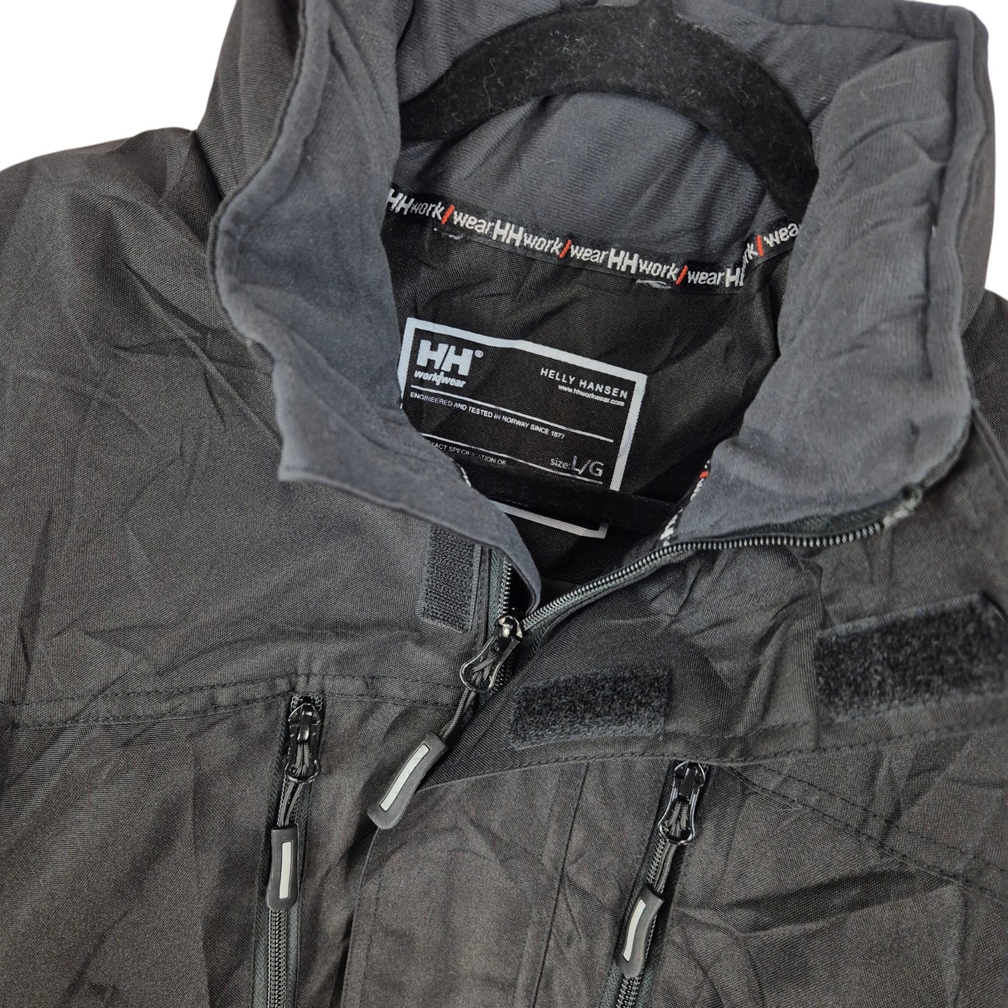 Helly Hansen Workwear Black Heavy Nylon Jacket Size L