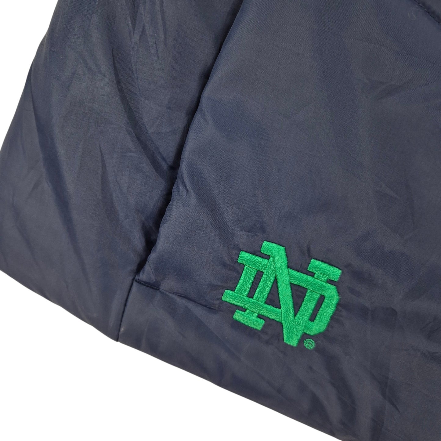 Adidas Notre Dame Irish Dark Blue Padded Vest Size S