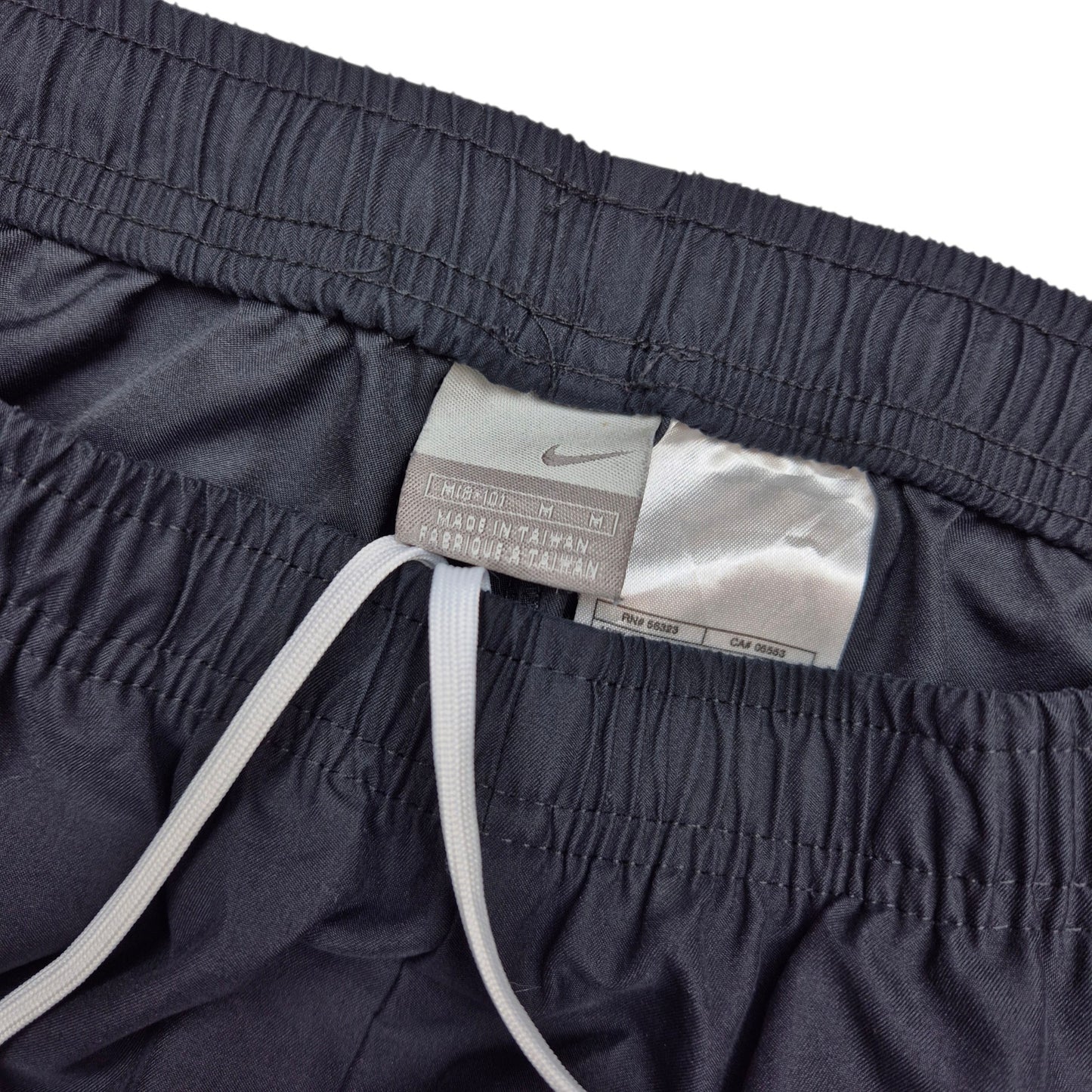 Vintage Nike 2000's Womens Black & White Track Pants Size M