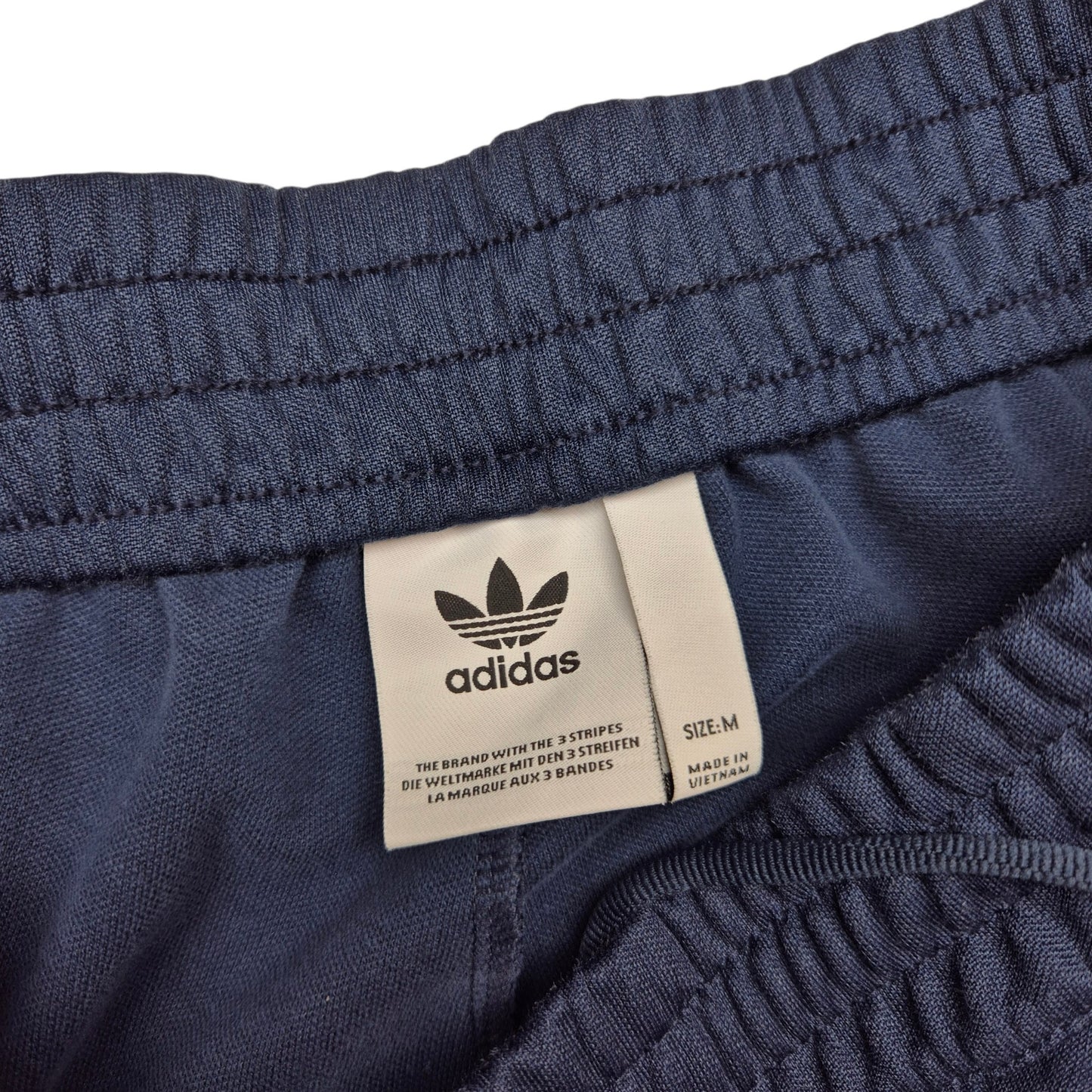 Adidas Dark Blue Snap On Track Pants Size M