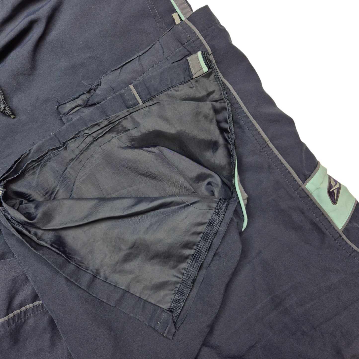 Vintage Reebok Dark Blue Track Pants Size S